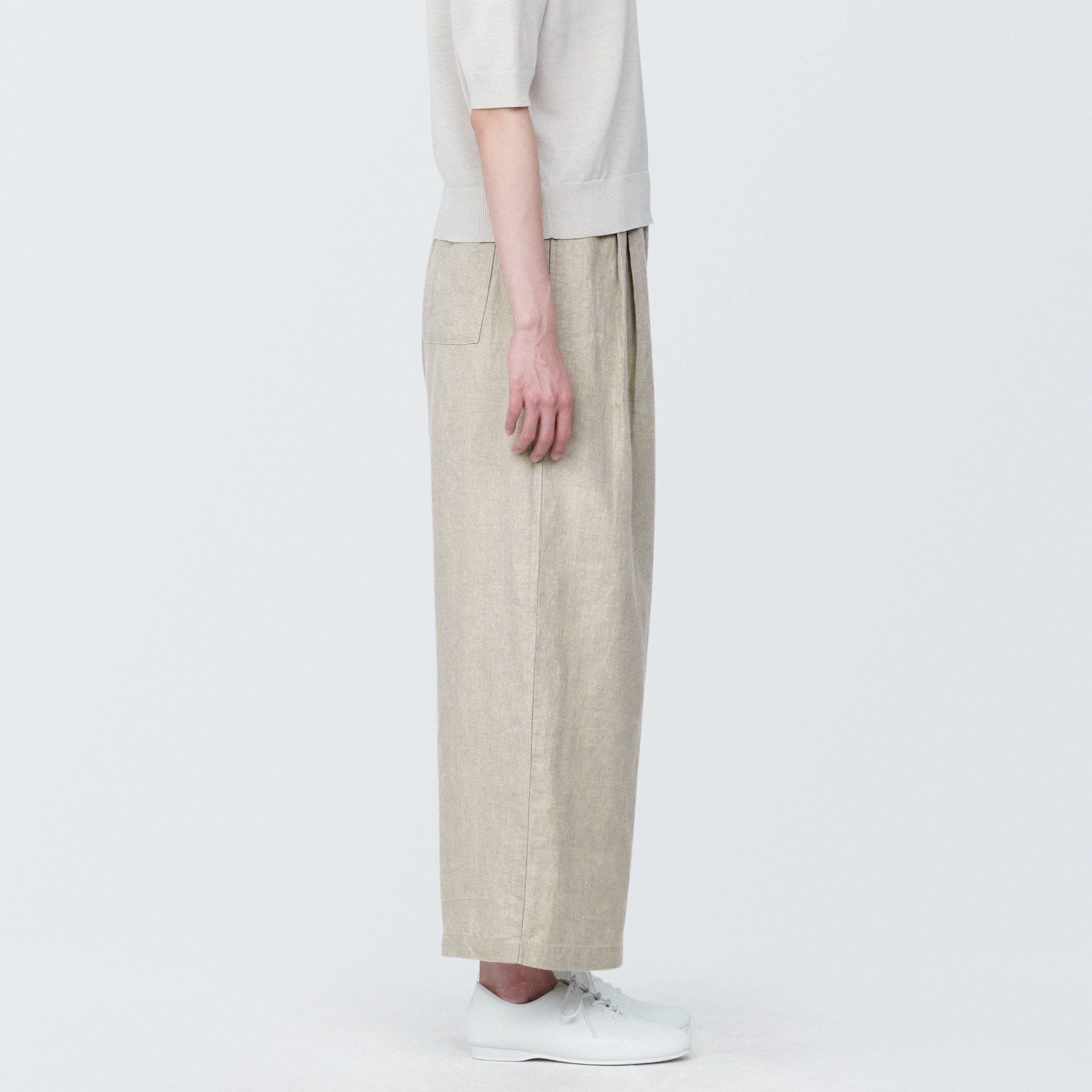 MUJI | Linen Easy widepants