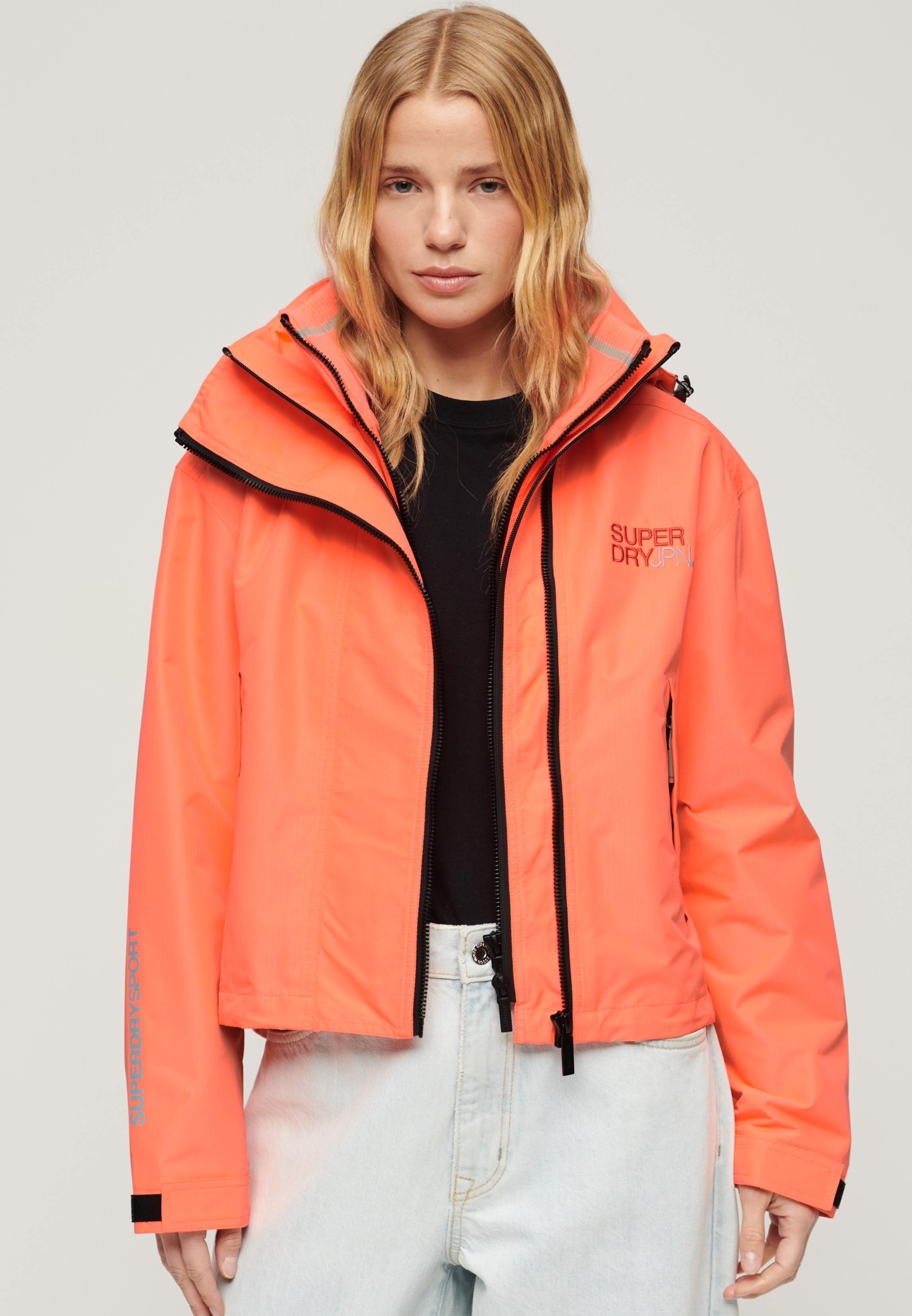 HOODED EMBROIDERED SD WINDBREAKER JACKET