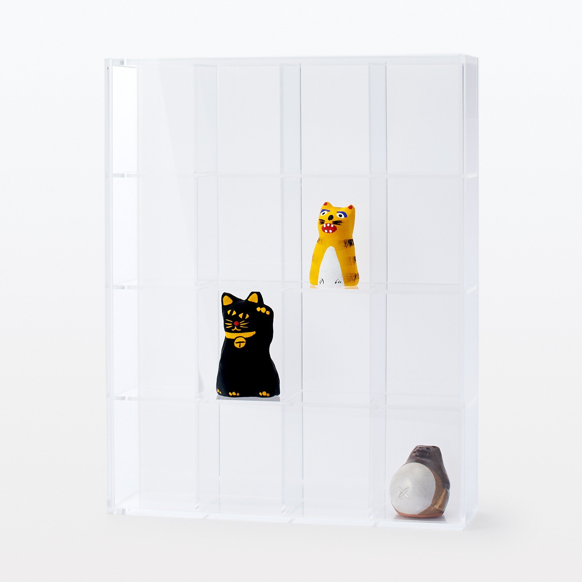 Translucent back Acrylic Collection box 4*4
