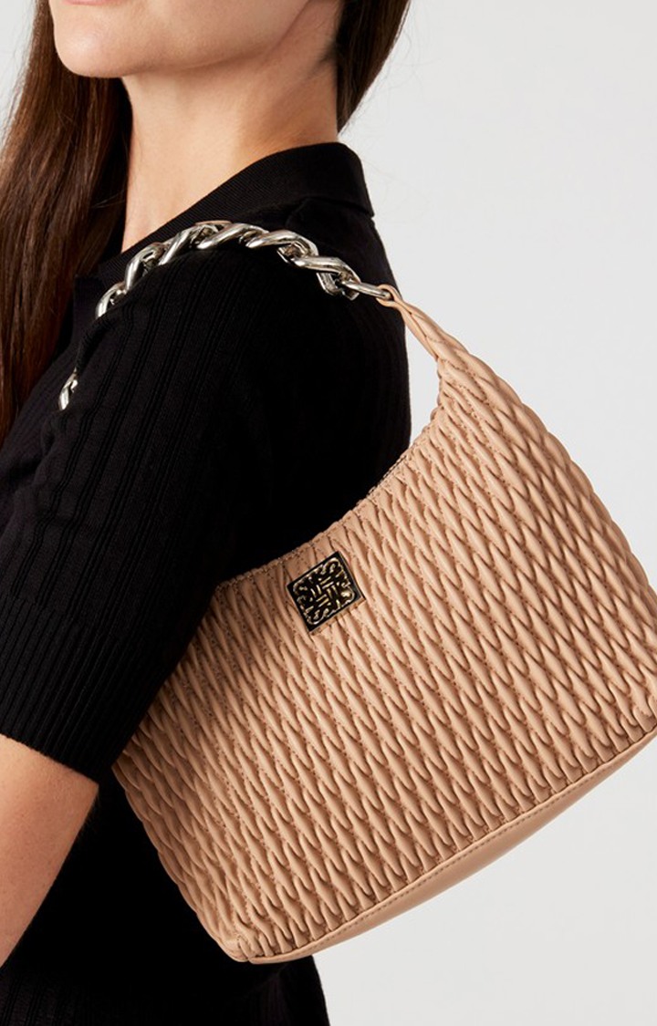Belsiee Beige Handbags