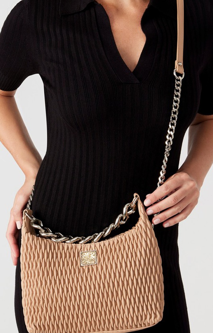 Belsiee Beige Handbags