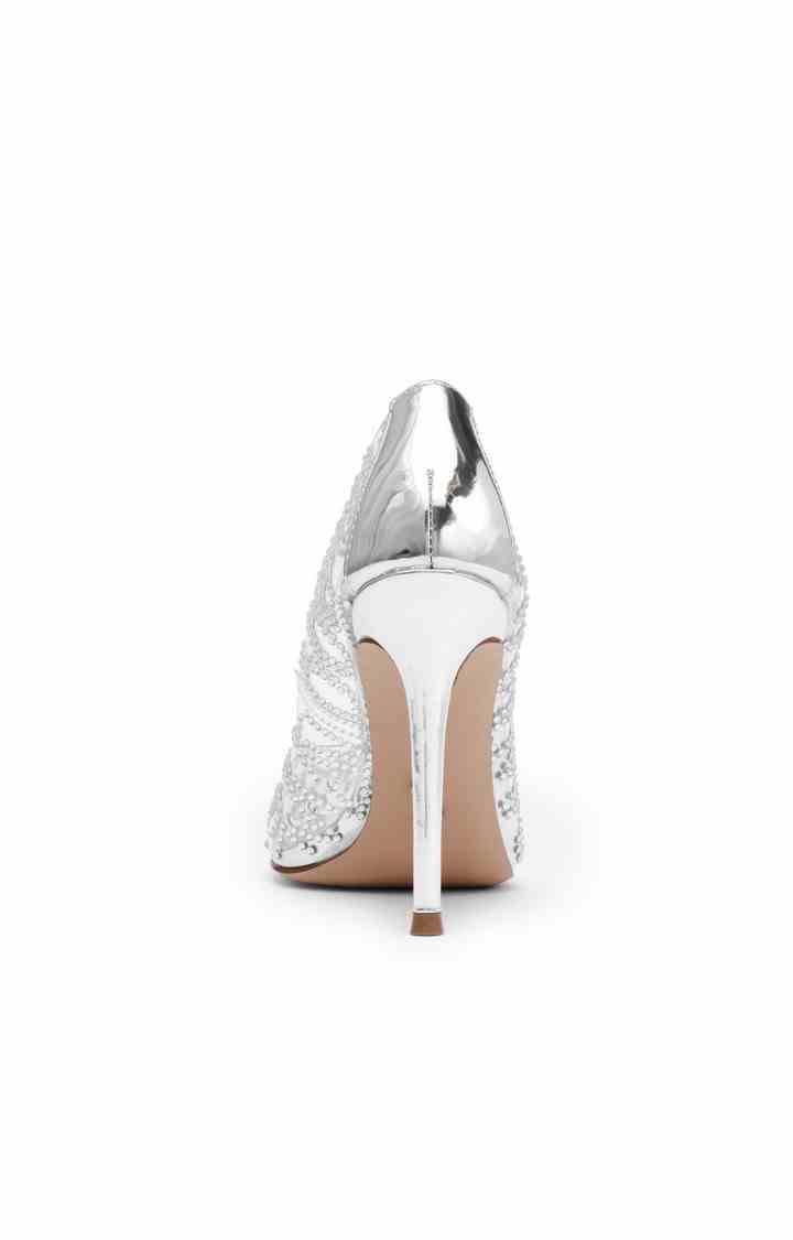 Evelyn-Smr Silver Pumps