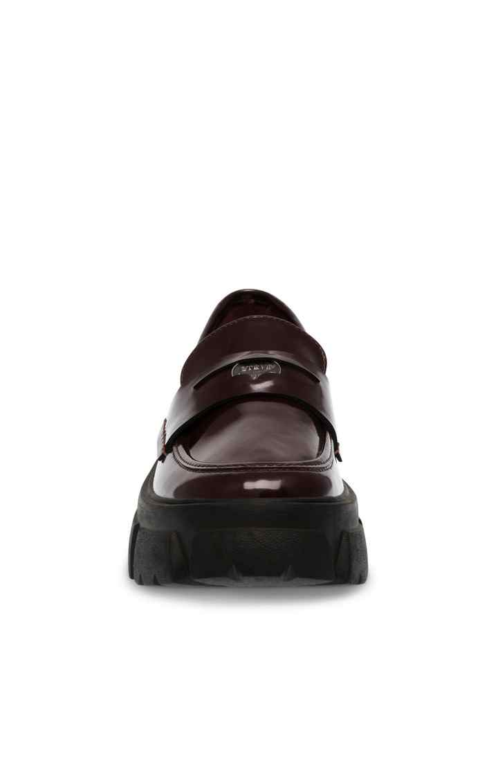 Teazer Wine Closed Flats & Ballerinas