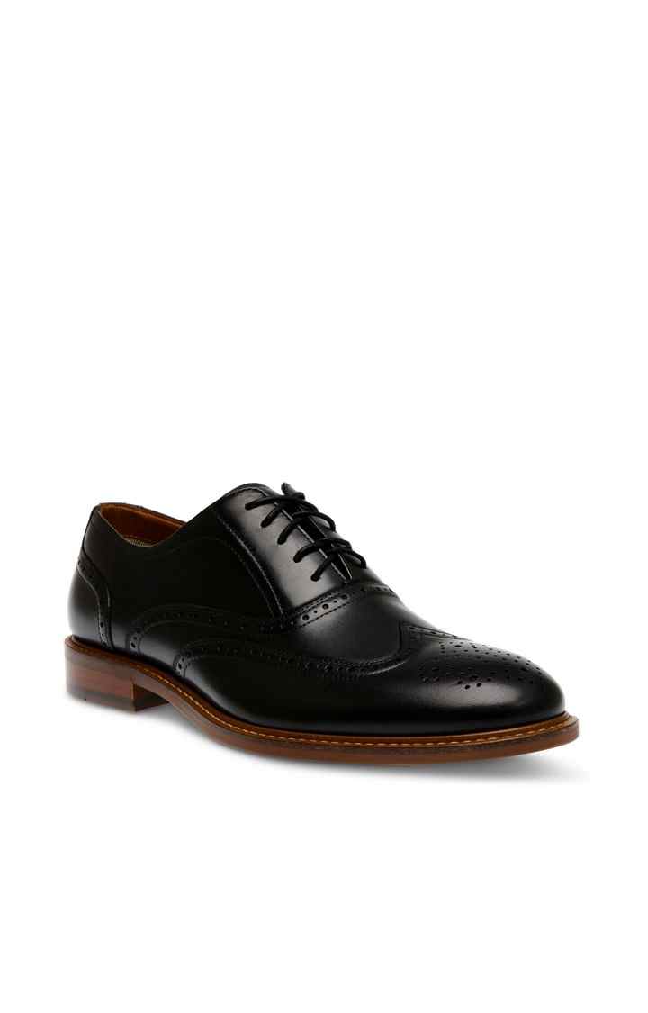 Chalton Black Tie-Ups & Dress Loafers