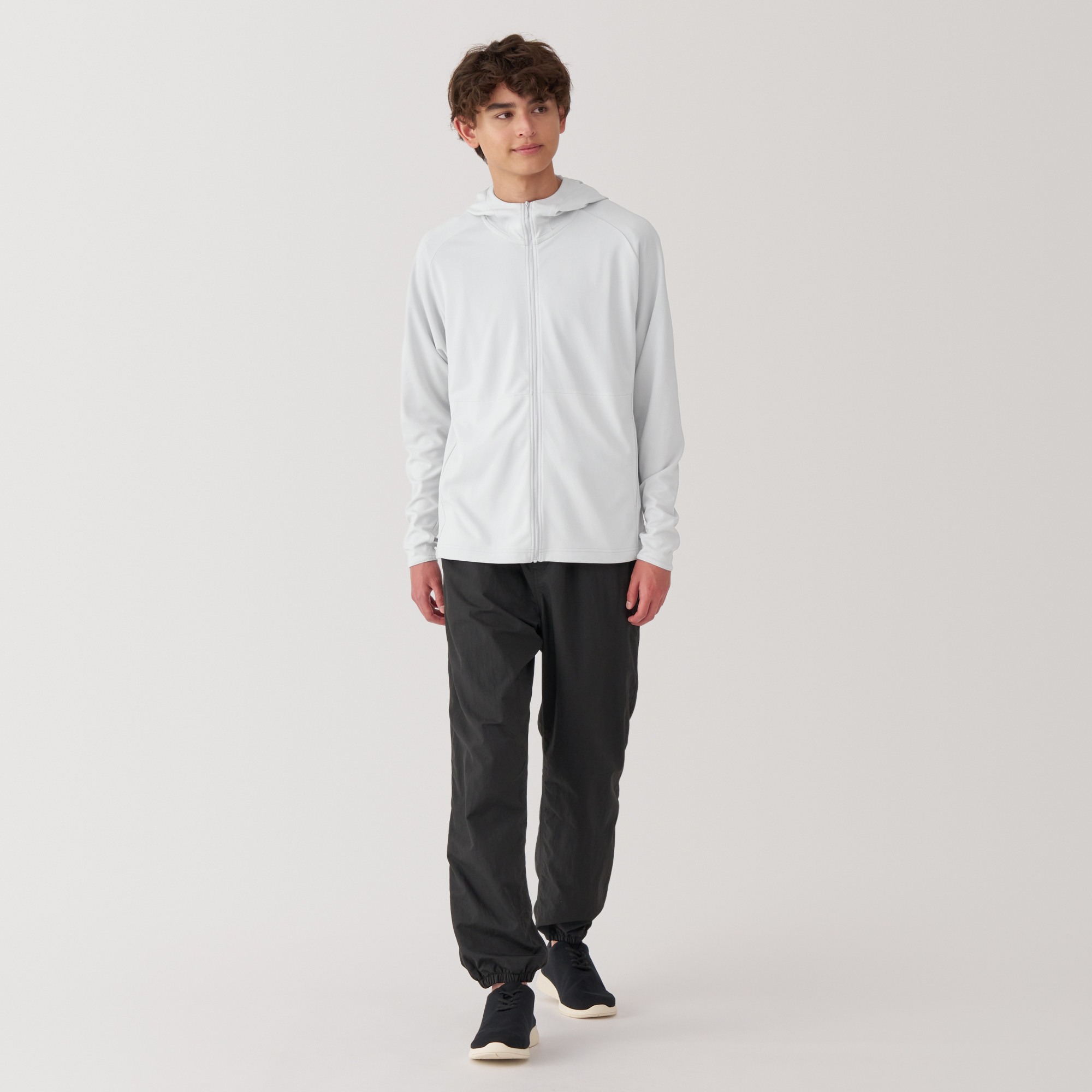 MUJI | UV protection zip up hoodie