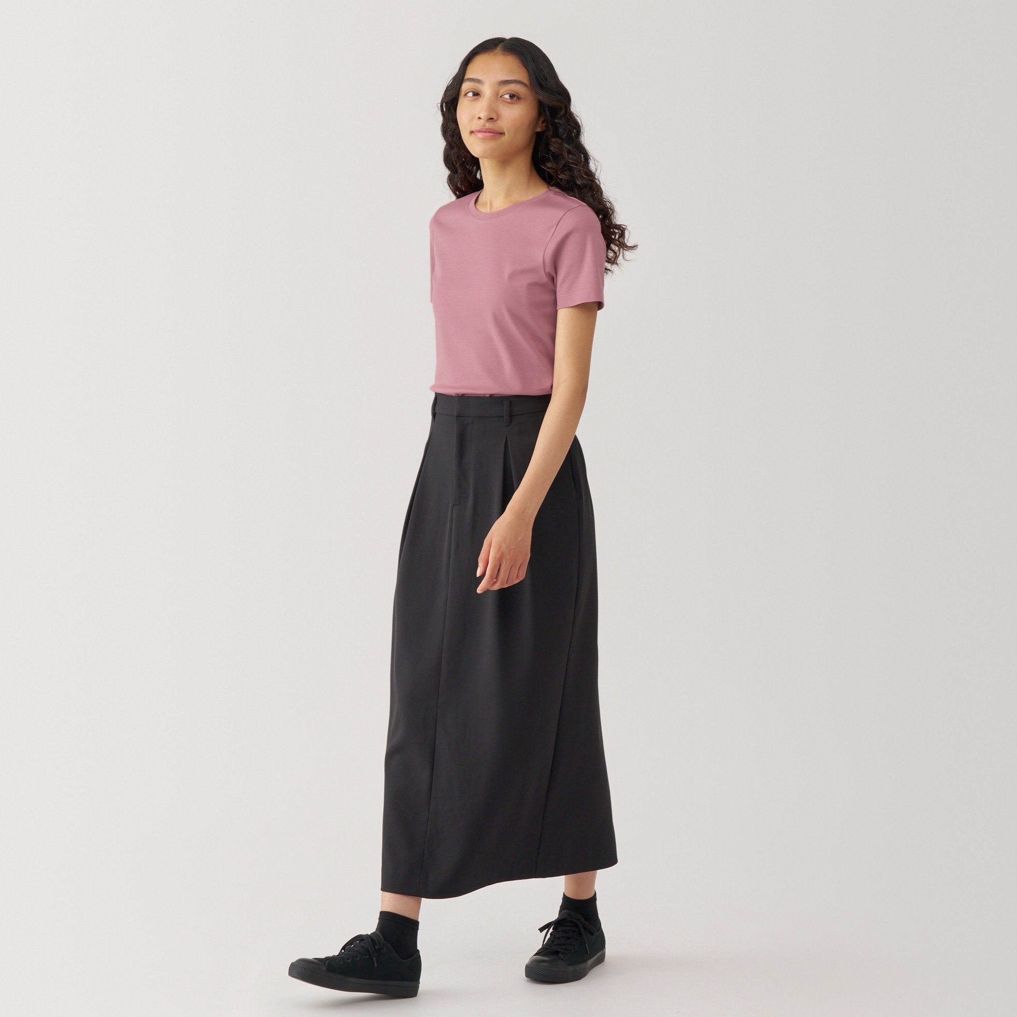 Women's Anti-sweant stain Crew neck Short Sleeve T-shirt(ASEAN)