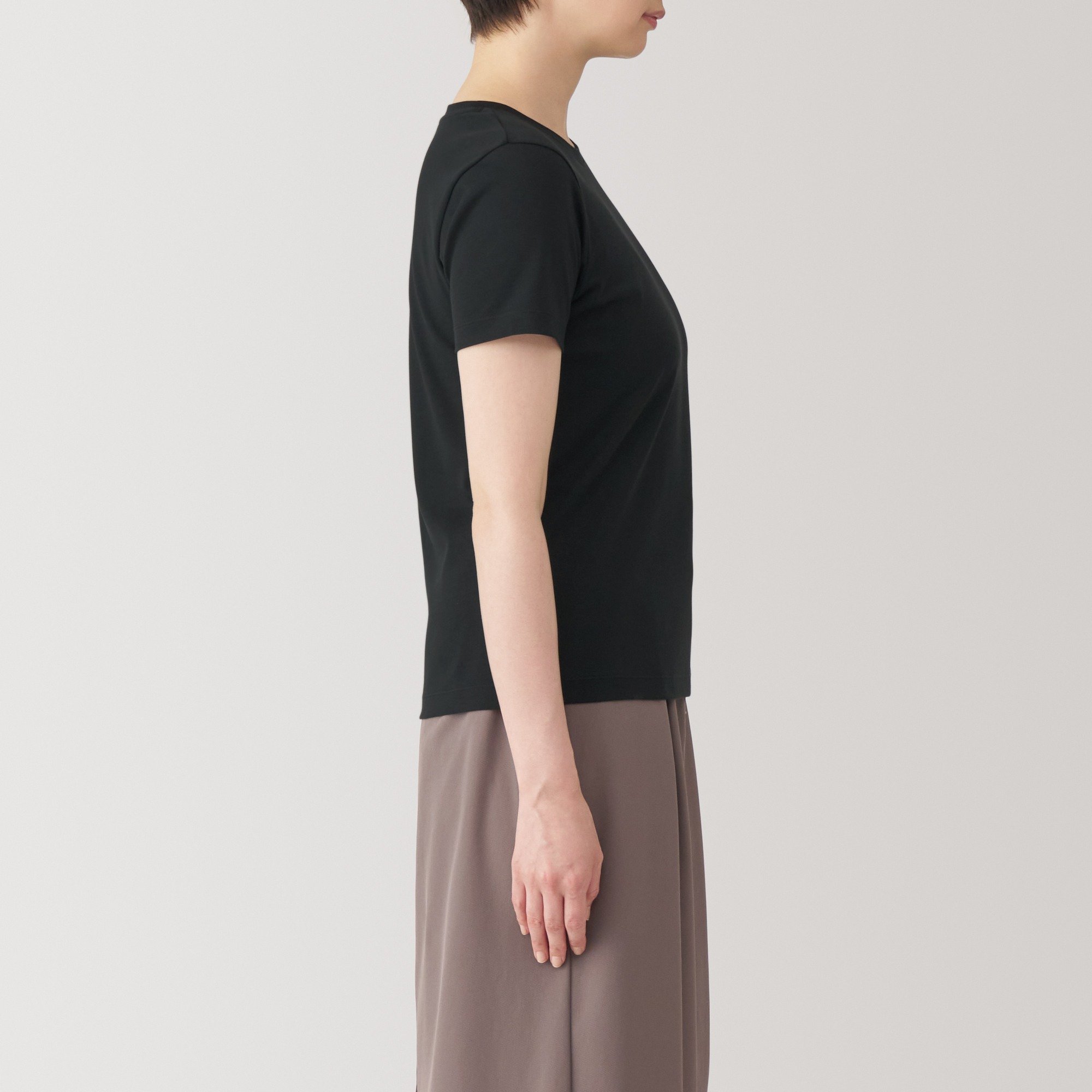 Women's Anti-sweant stain Crew neck Short Sleeve T-shirt(ASEAN)