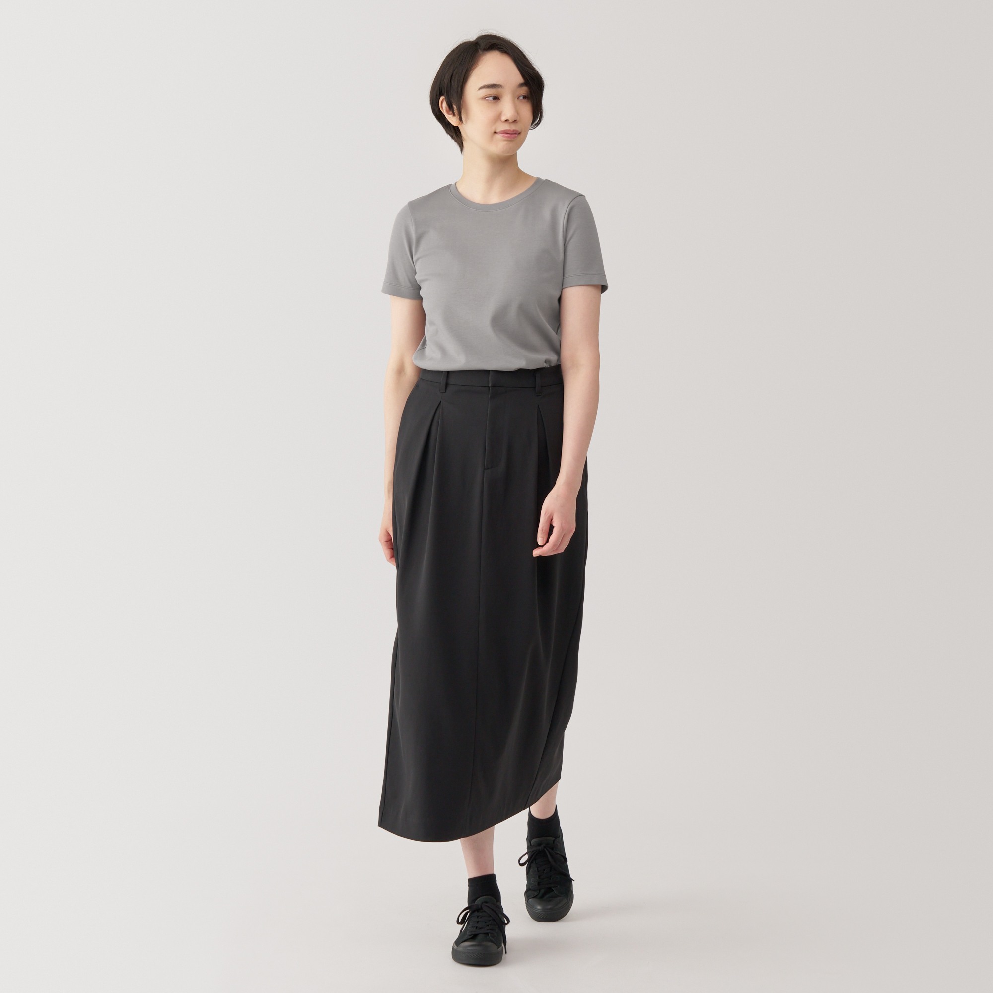 Women's Anti-sweant stain Crew neck Short Sleeve T-shirt(ASEAN)