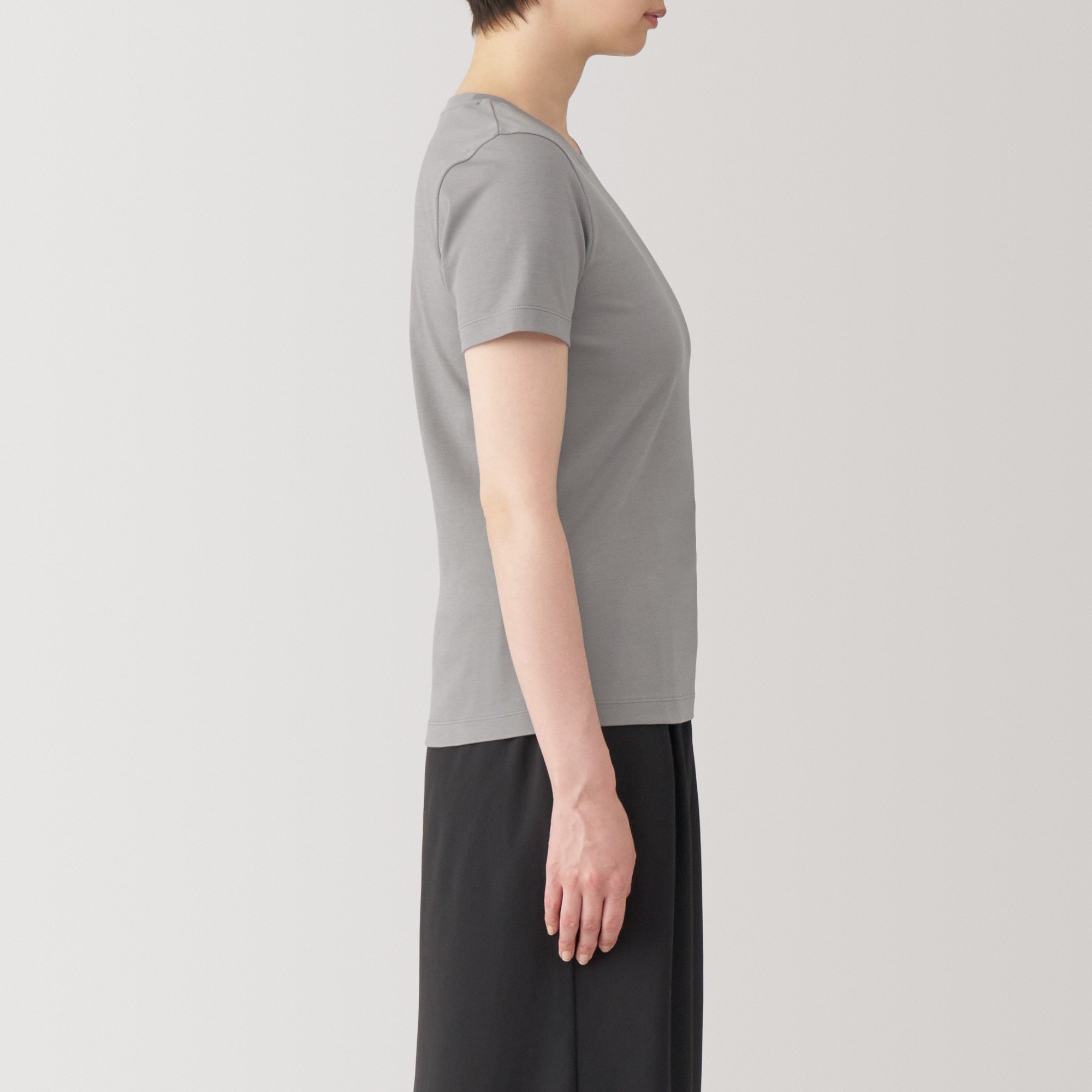 Women's Anti-sweant stain Crew neck Short Sleeve T-shirt(ASEAN)