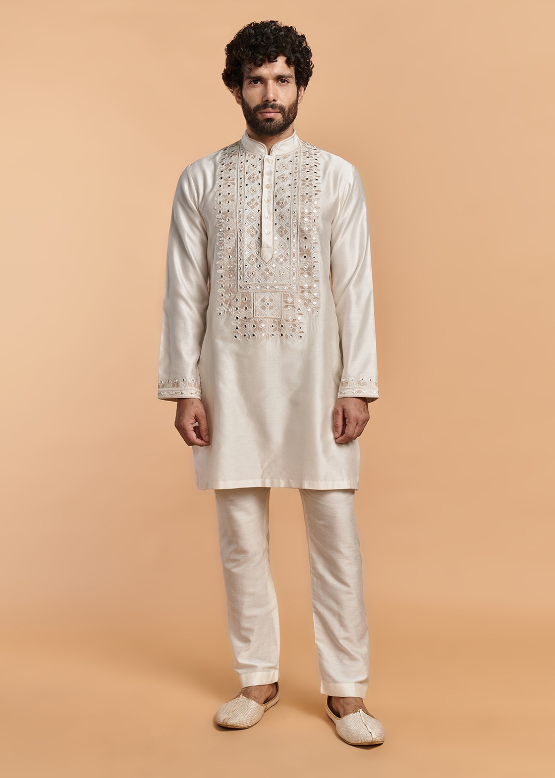 Off White Azoic Kurta