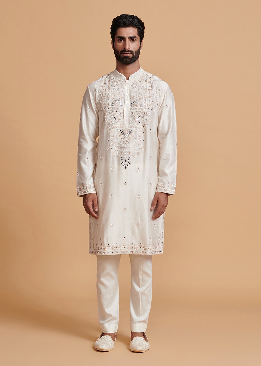Off White Azoic Kurta