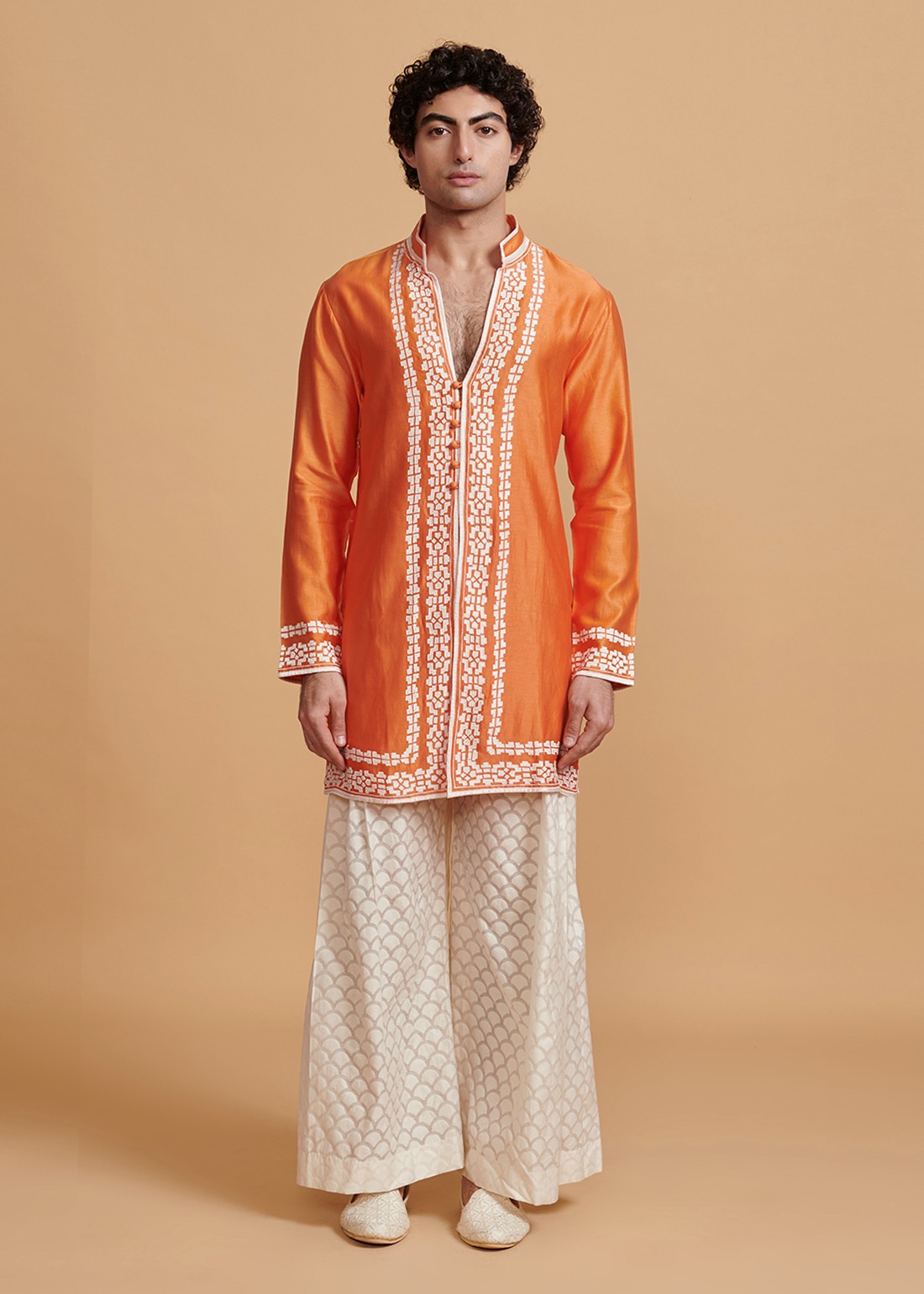 Coral Applique Kurta