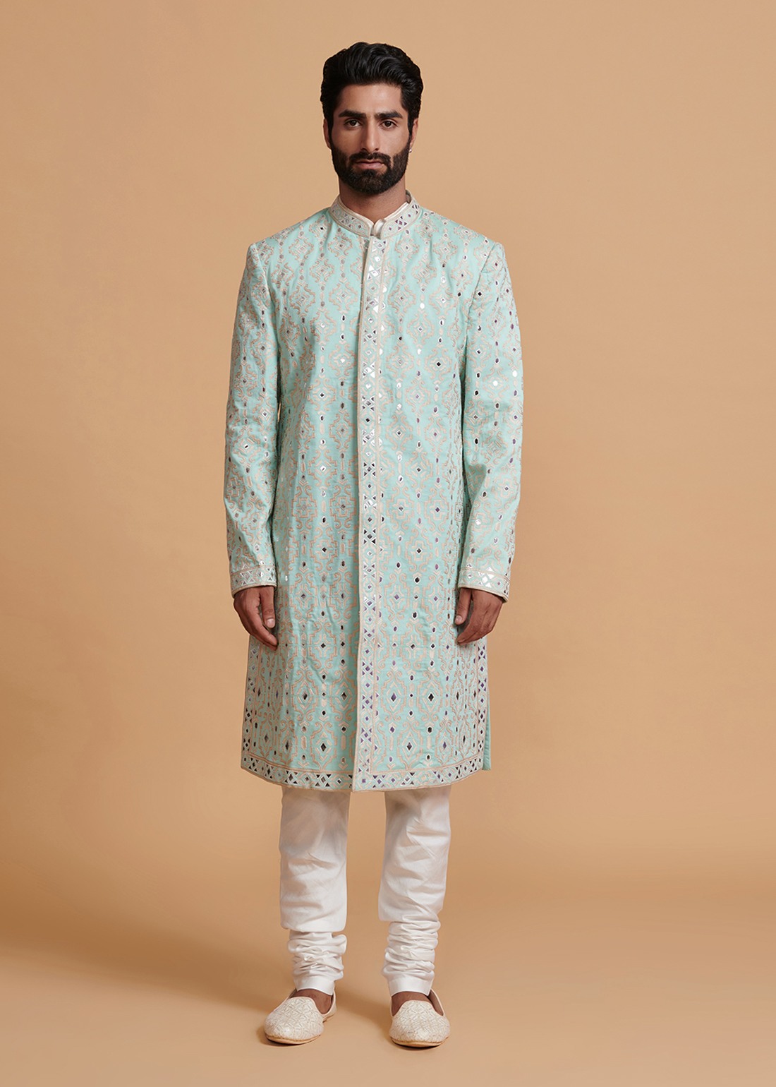 Aqua Aari Sherwani