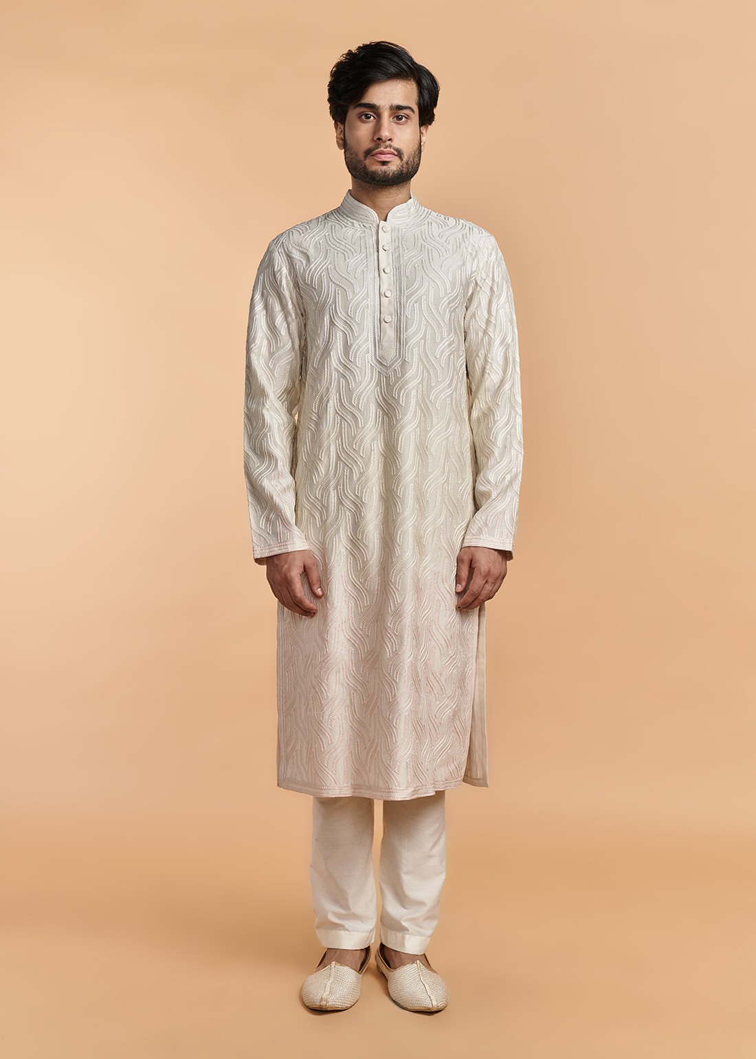 Pink Gradation Kurta