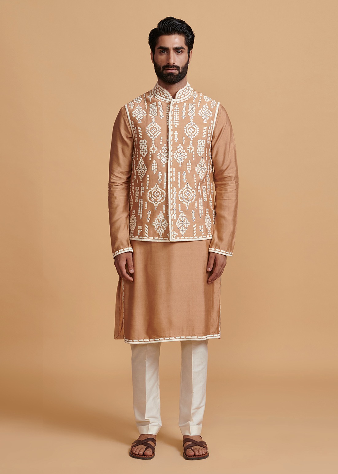 Beige Glitz Bundi