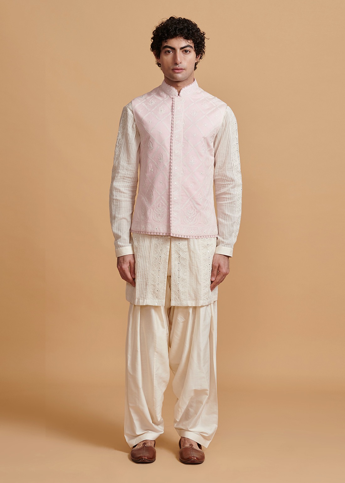Pink Bakhia Bundi