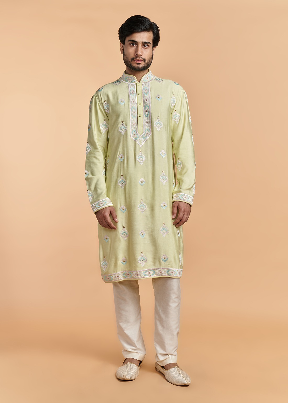 Pista Green Kurta