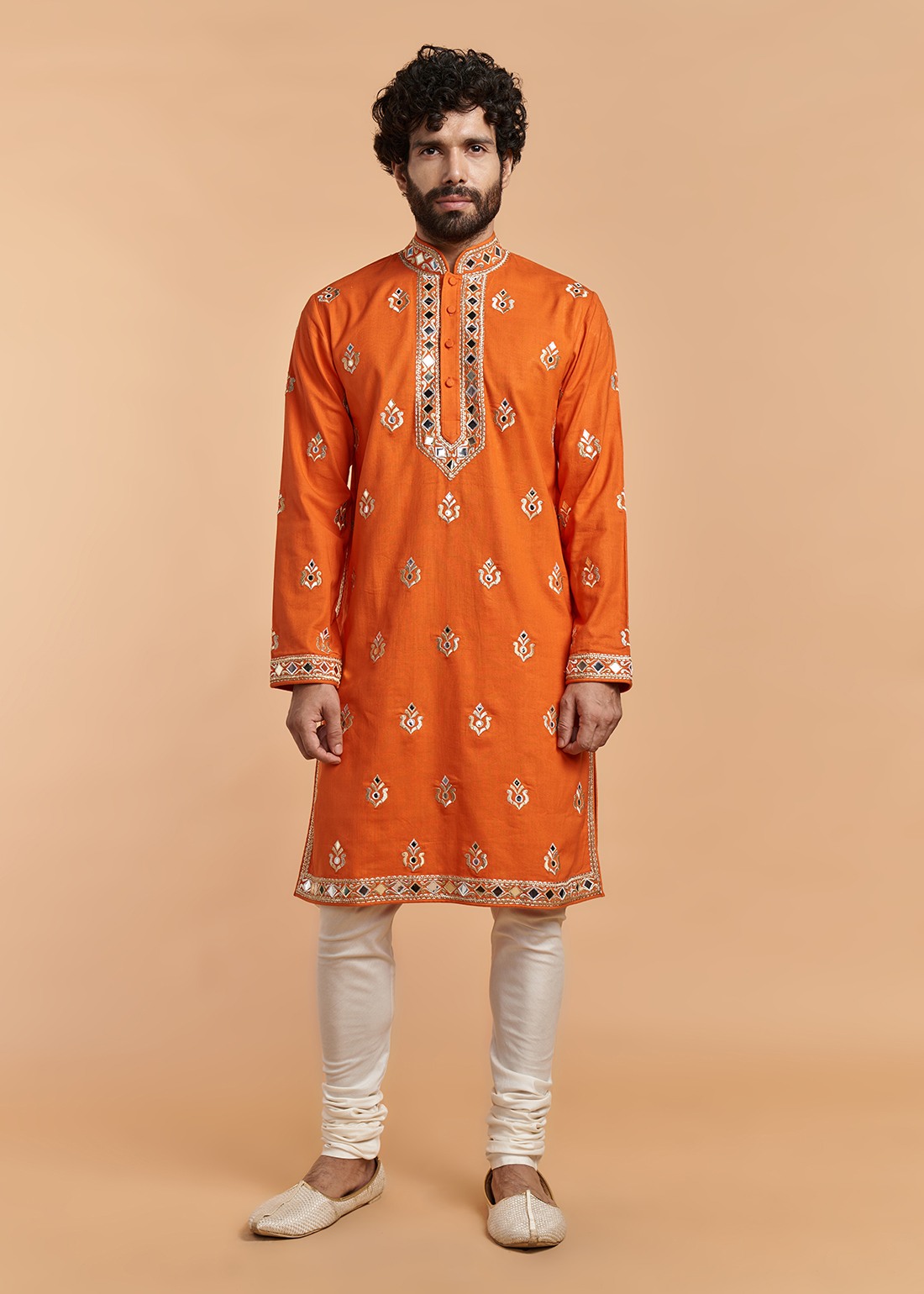 Orange Vasli Kurta
