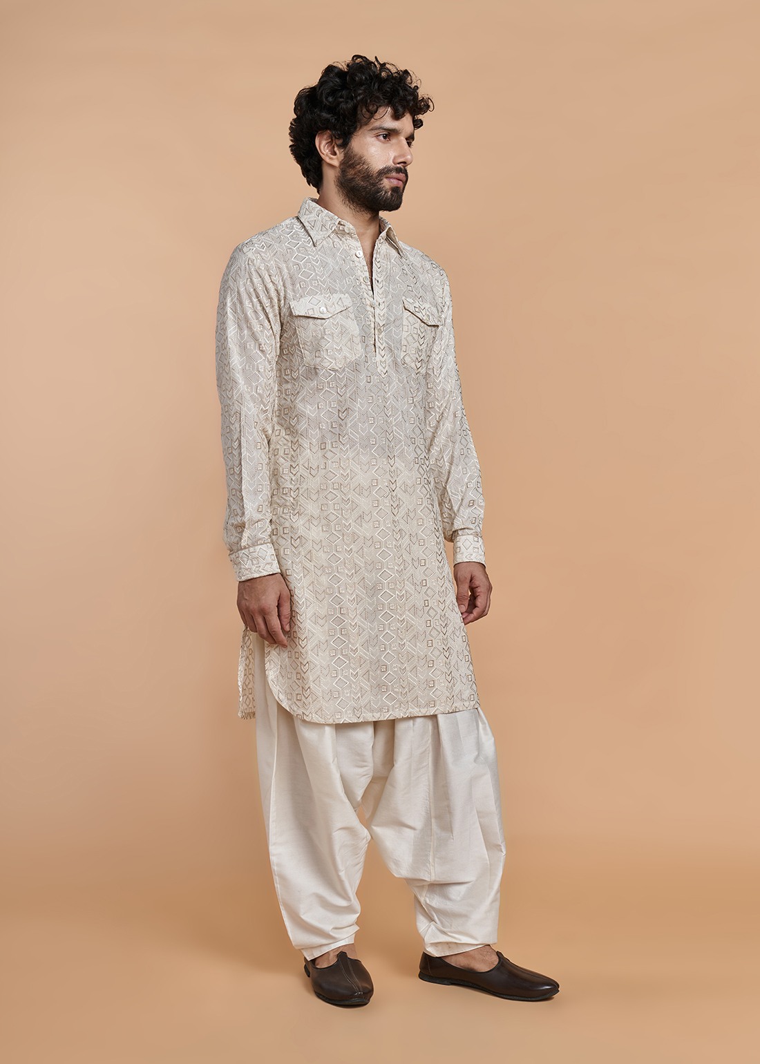 Off White Salwar