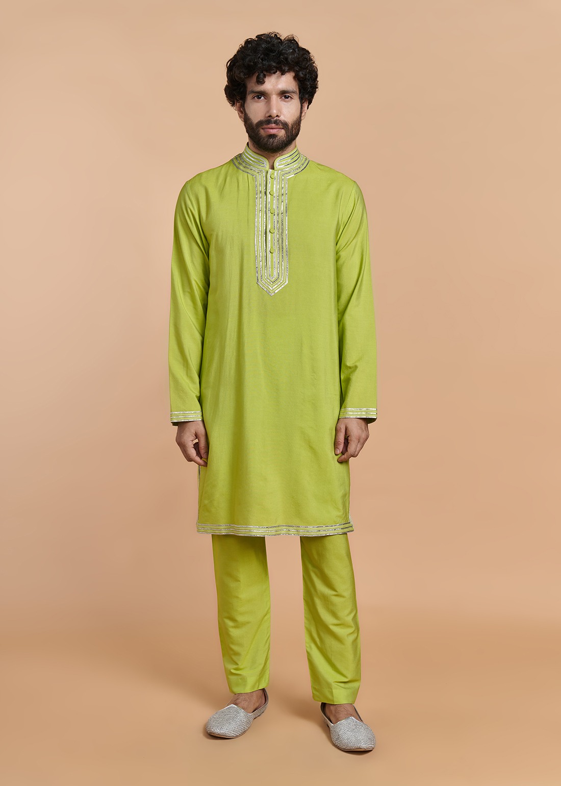 Green Aligarhi Pants