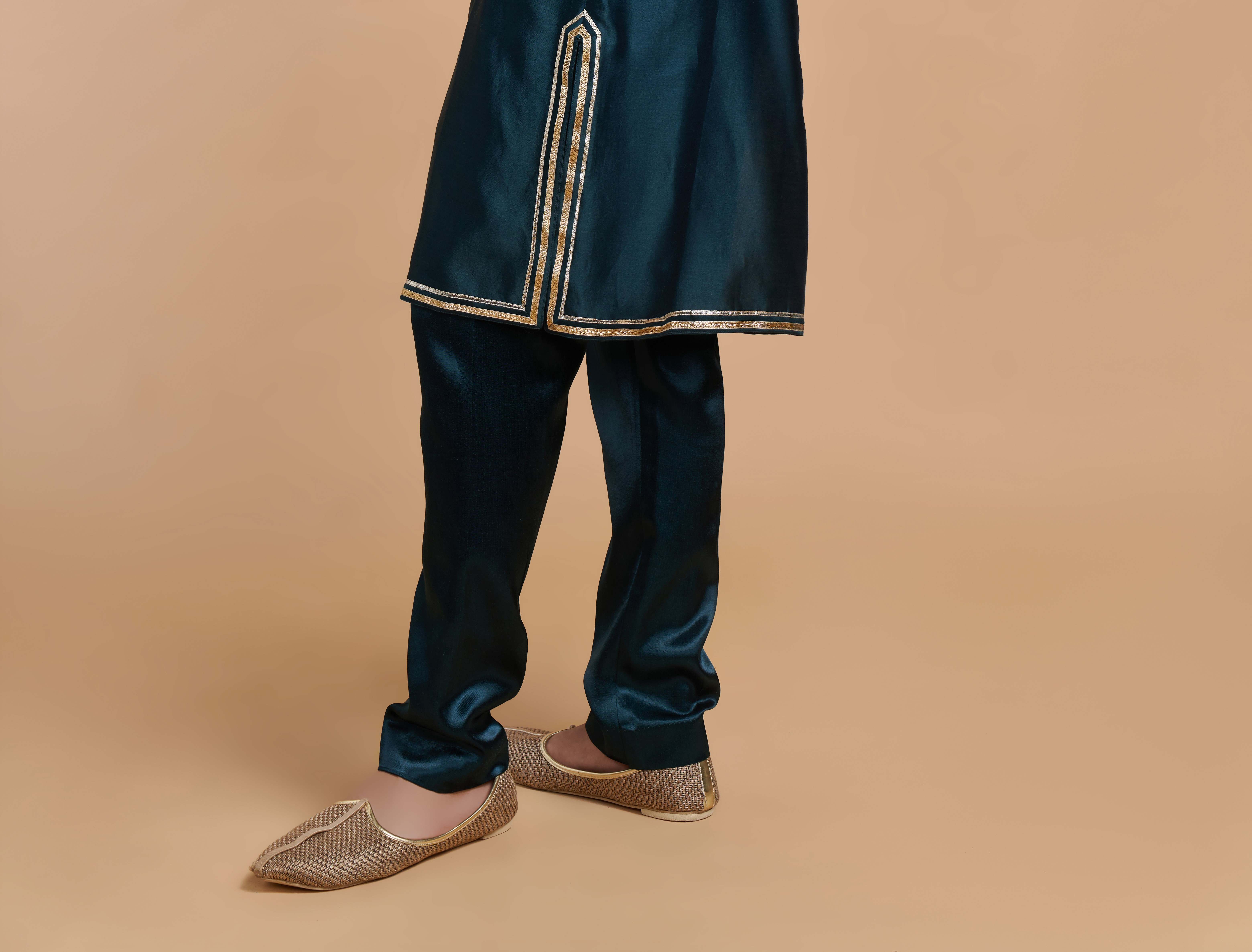 Green Aligarhi Pants