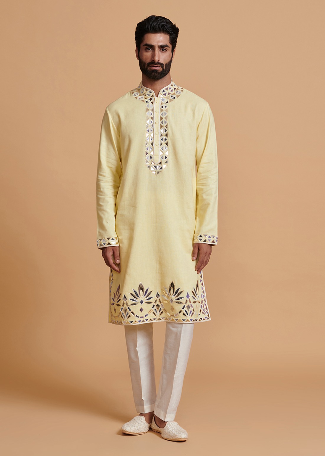 Yellow Floral Kurta