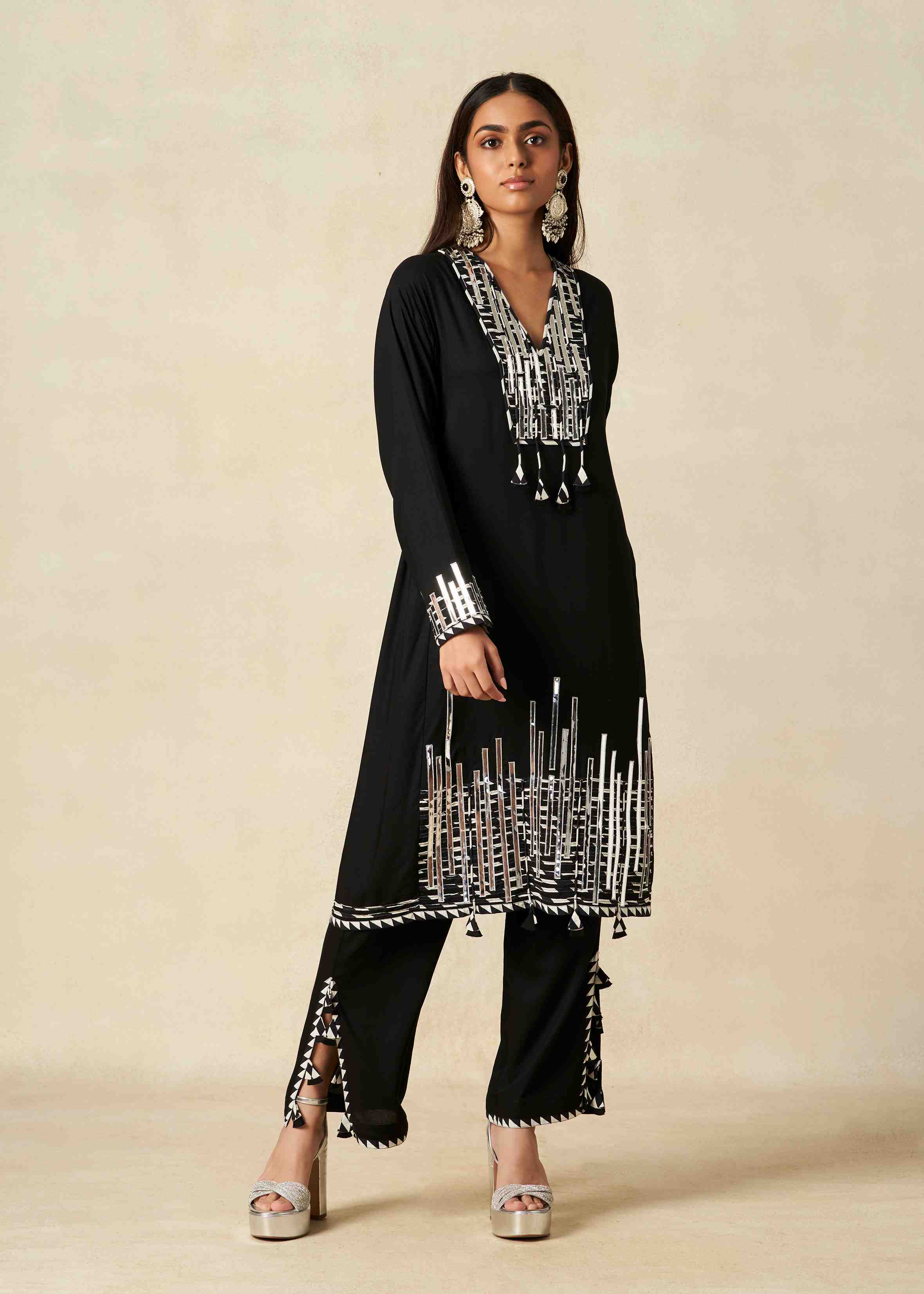 Black Kali Kurta