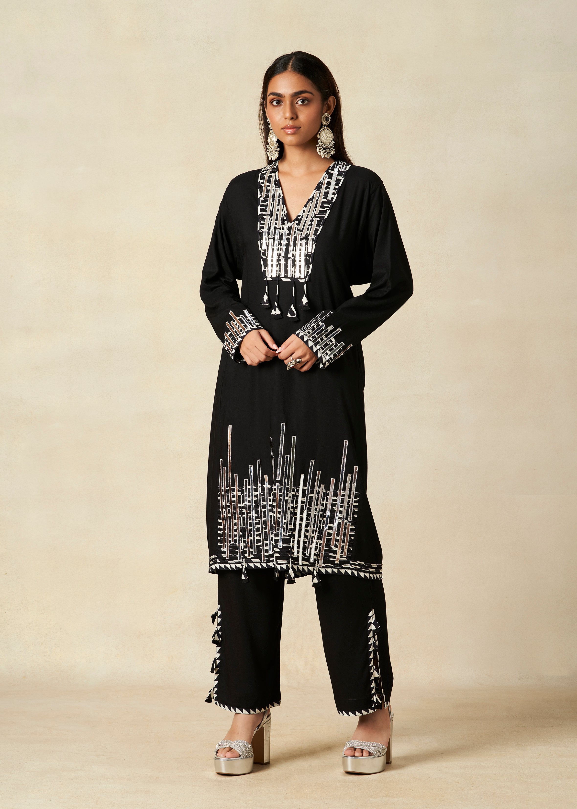 Black Kali Kurta