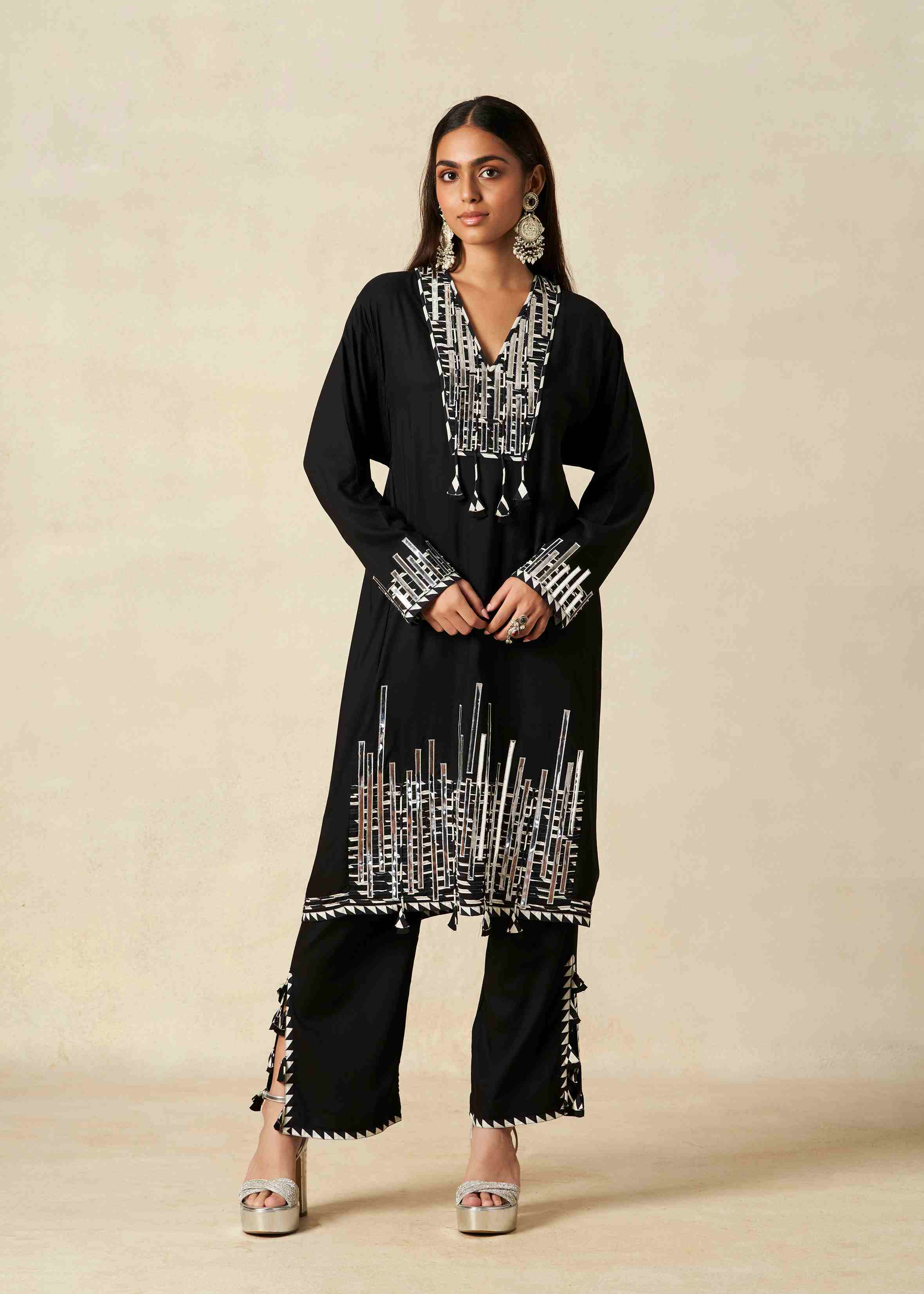 Black Kali Kurta