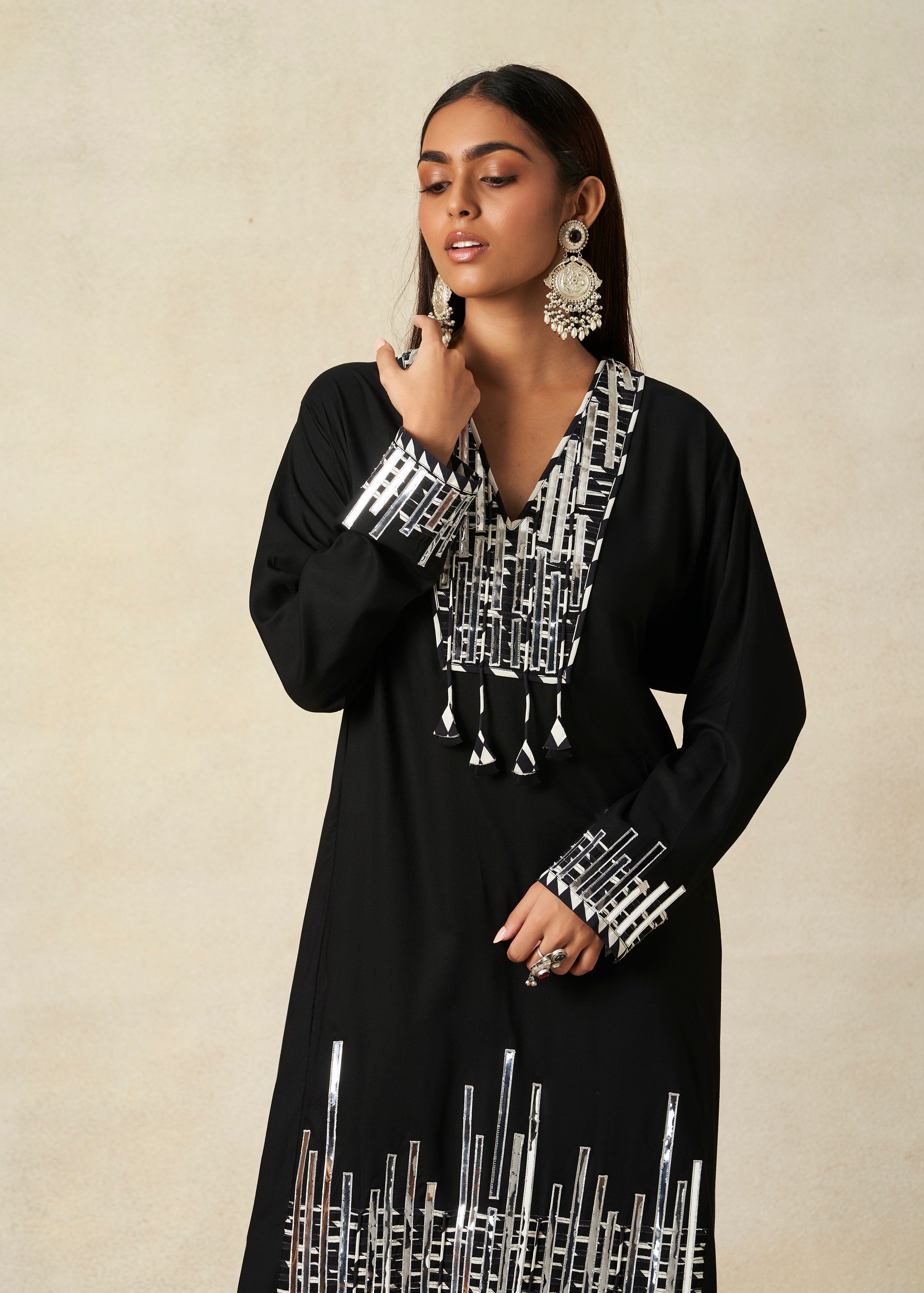 Black Kali Kurta