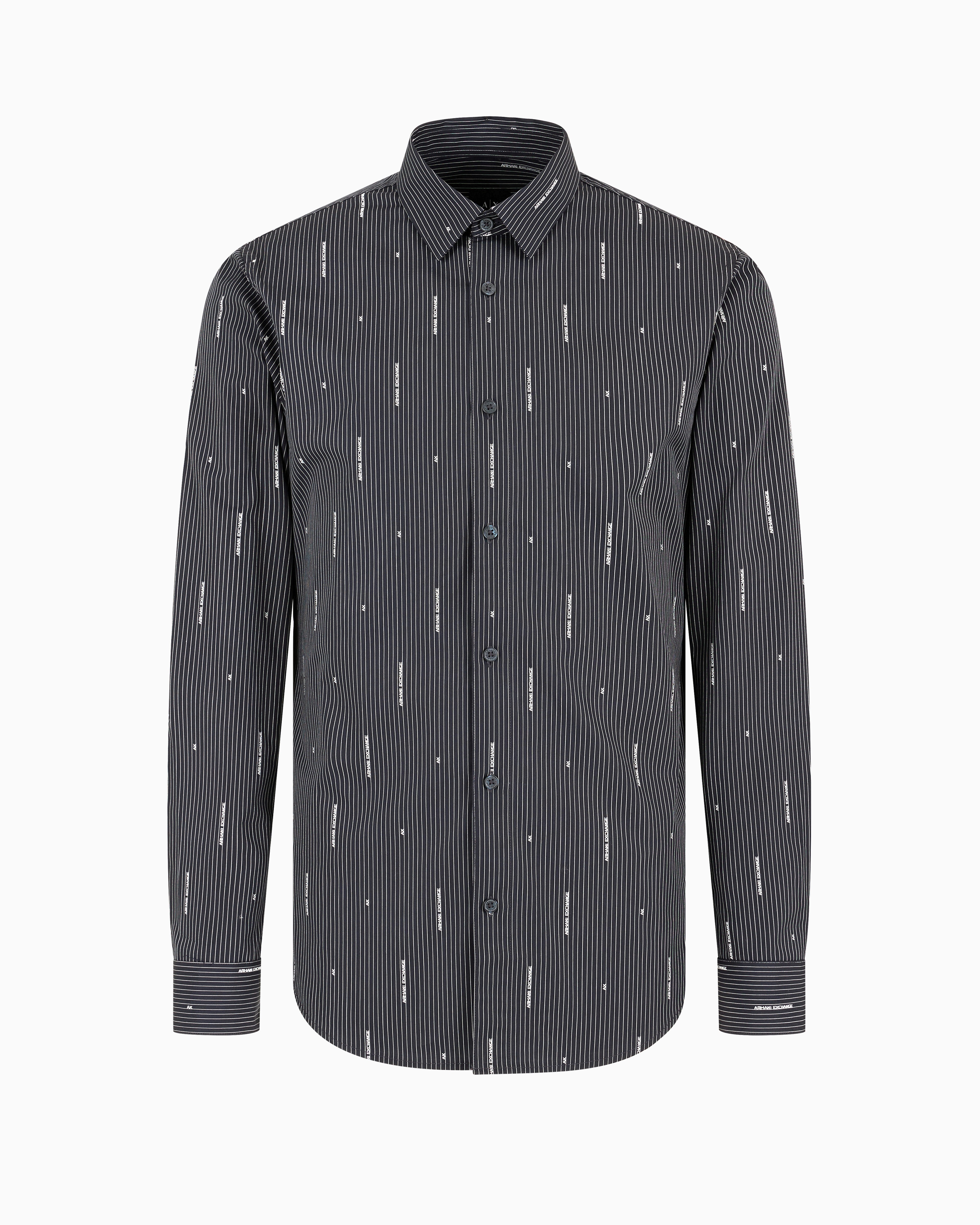 Armani exchange striped shirt best sale