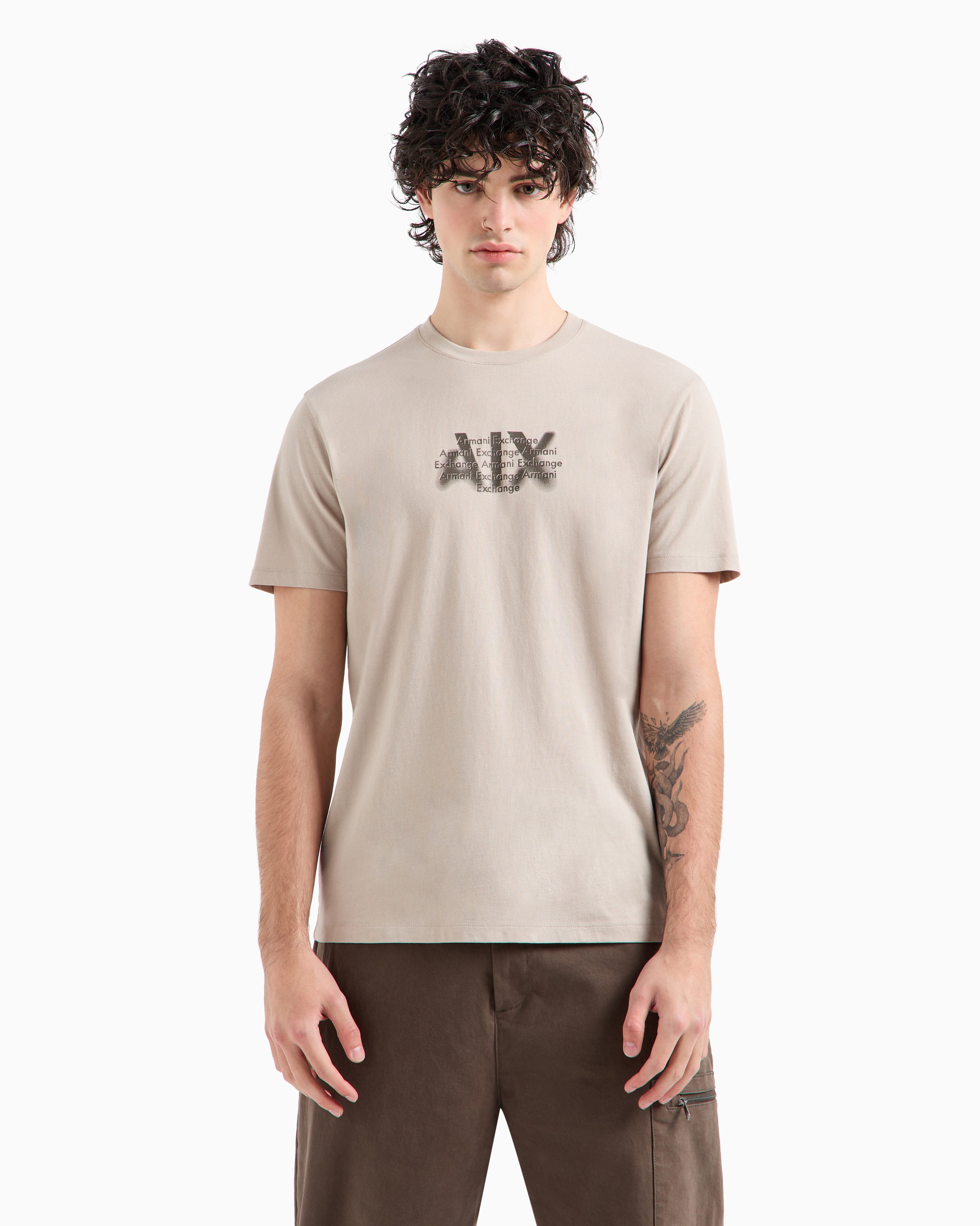 T shirt armani exchange mens clearance