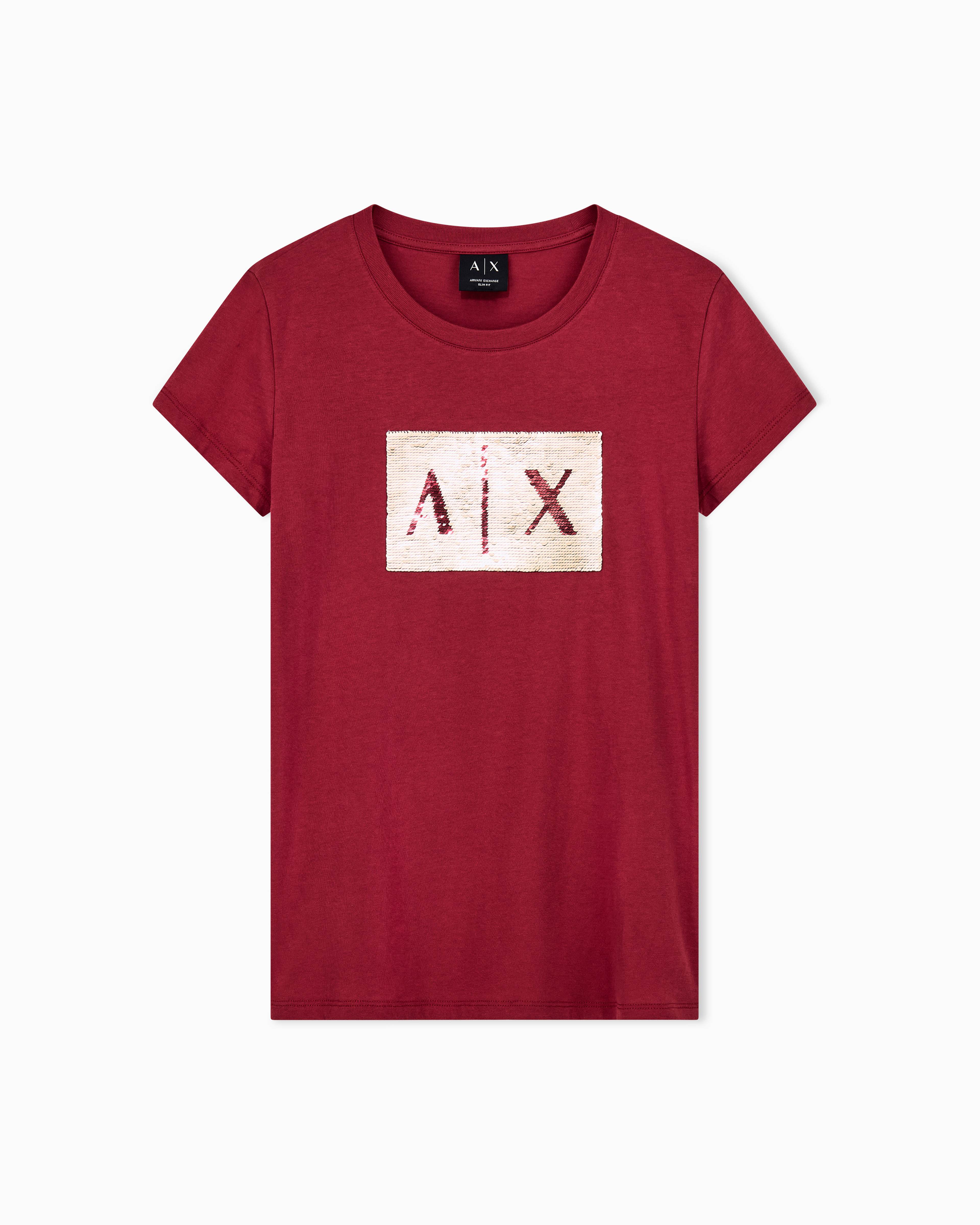 Women's Red Modern Drama T-Shirt