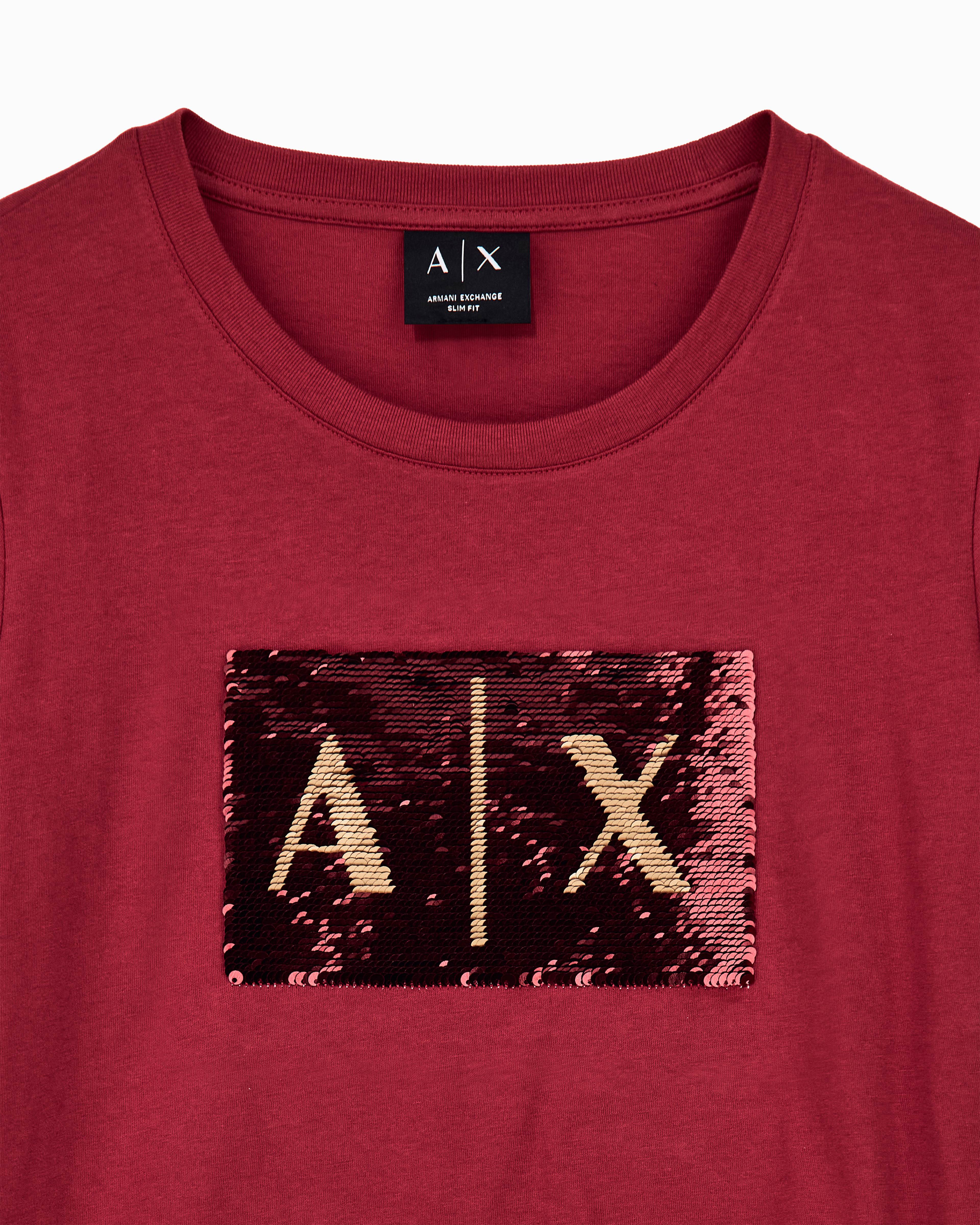 Women's Red Modern Drama T-Shirt
