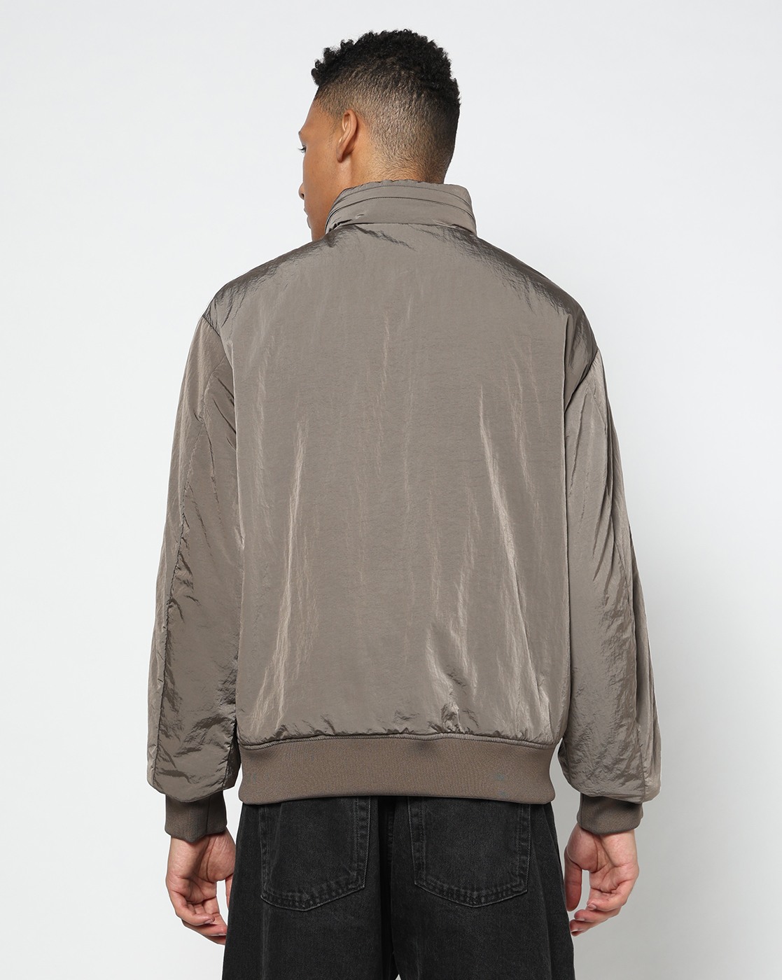 Men's Grey Signature Blouson Jacket
