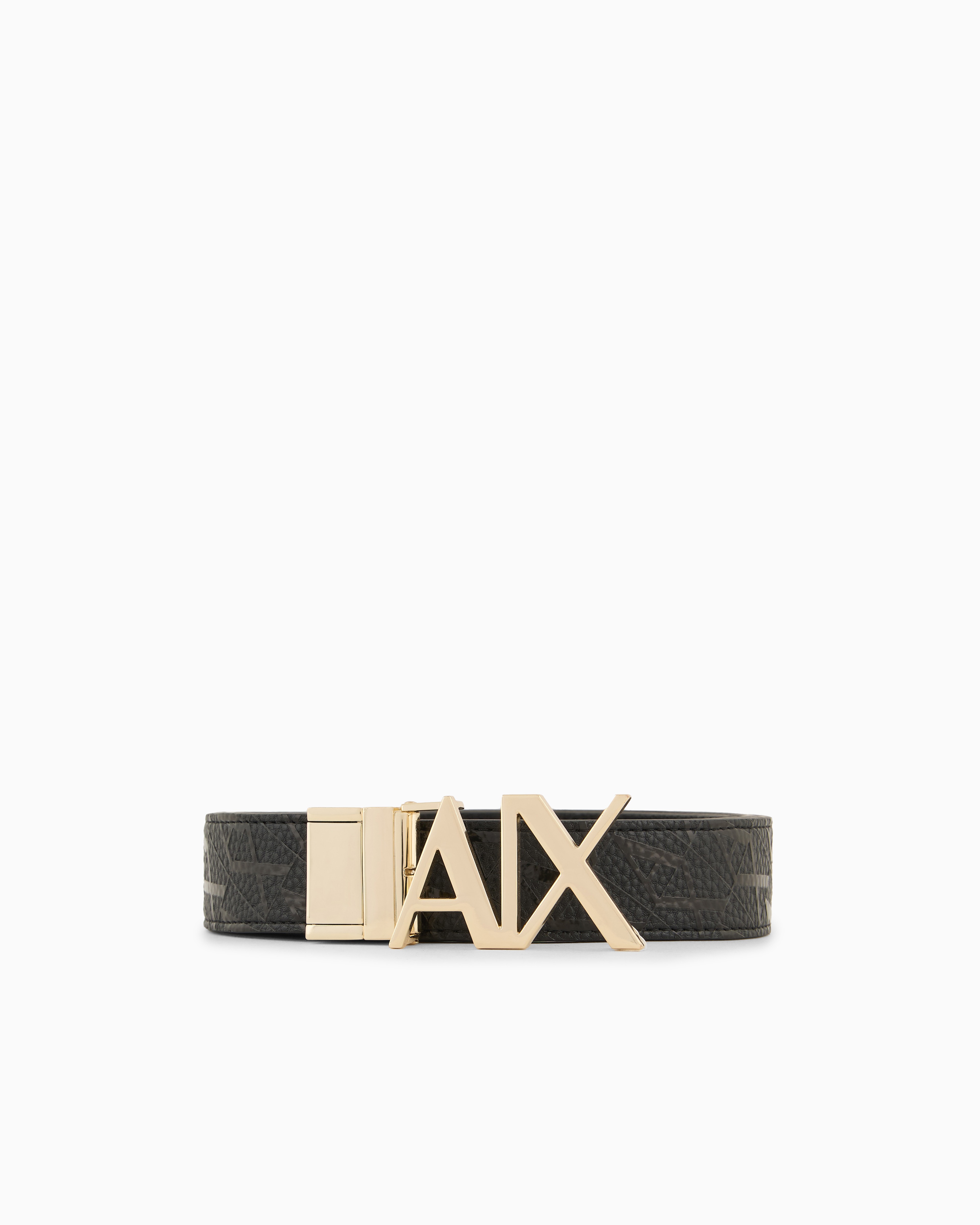 Armani exchange logo belt cheap
