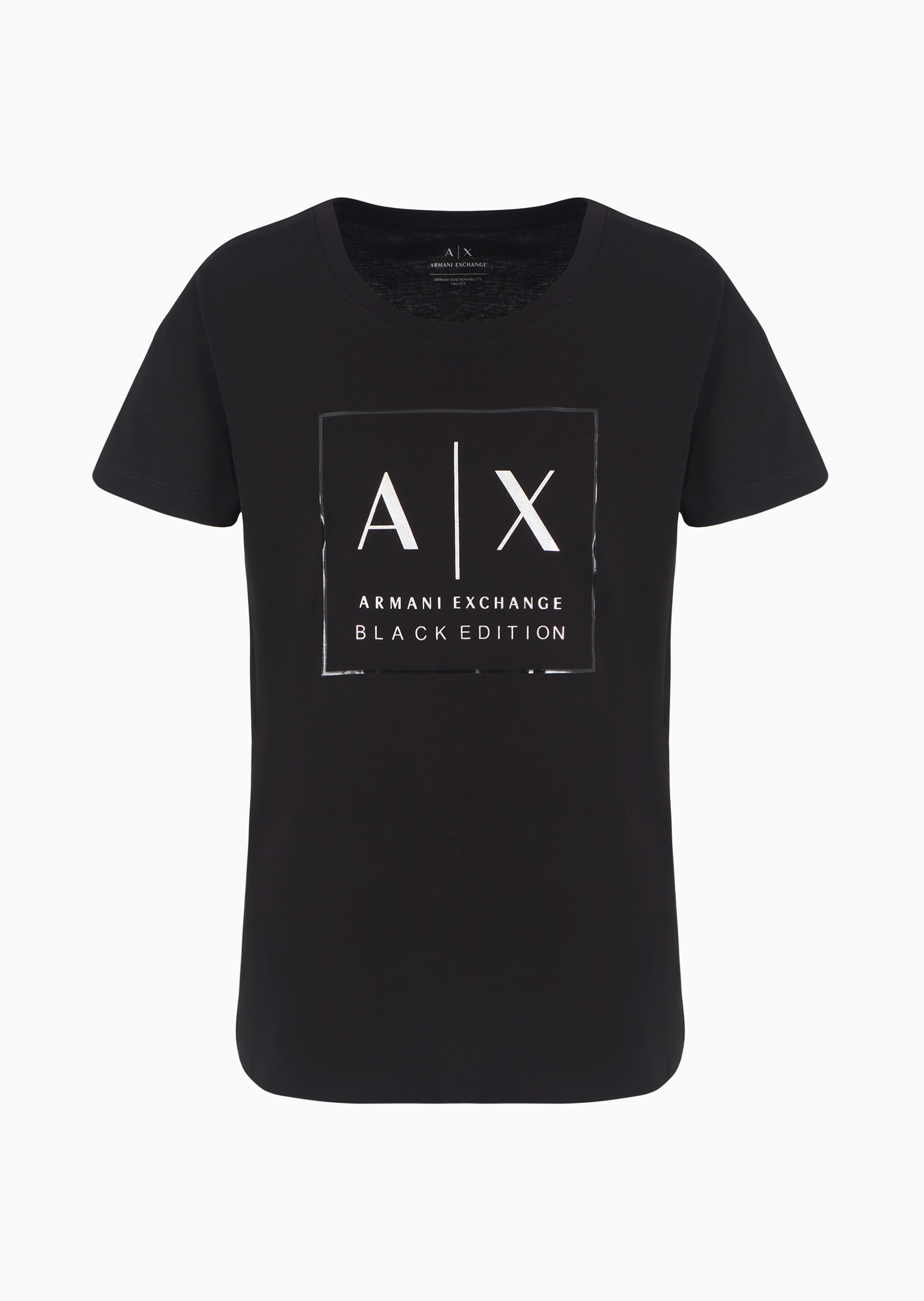 Black Edition Boyfriend Fit Black T shirt