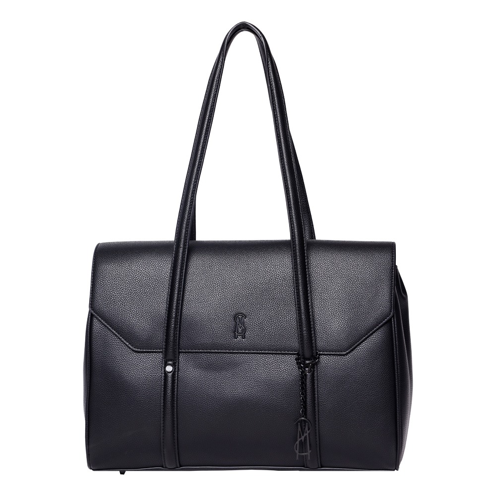 BJAREN BLACK-BLACK SATCHEL