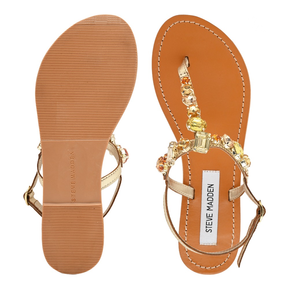 Twiggie Gold Flats