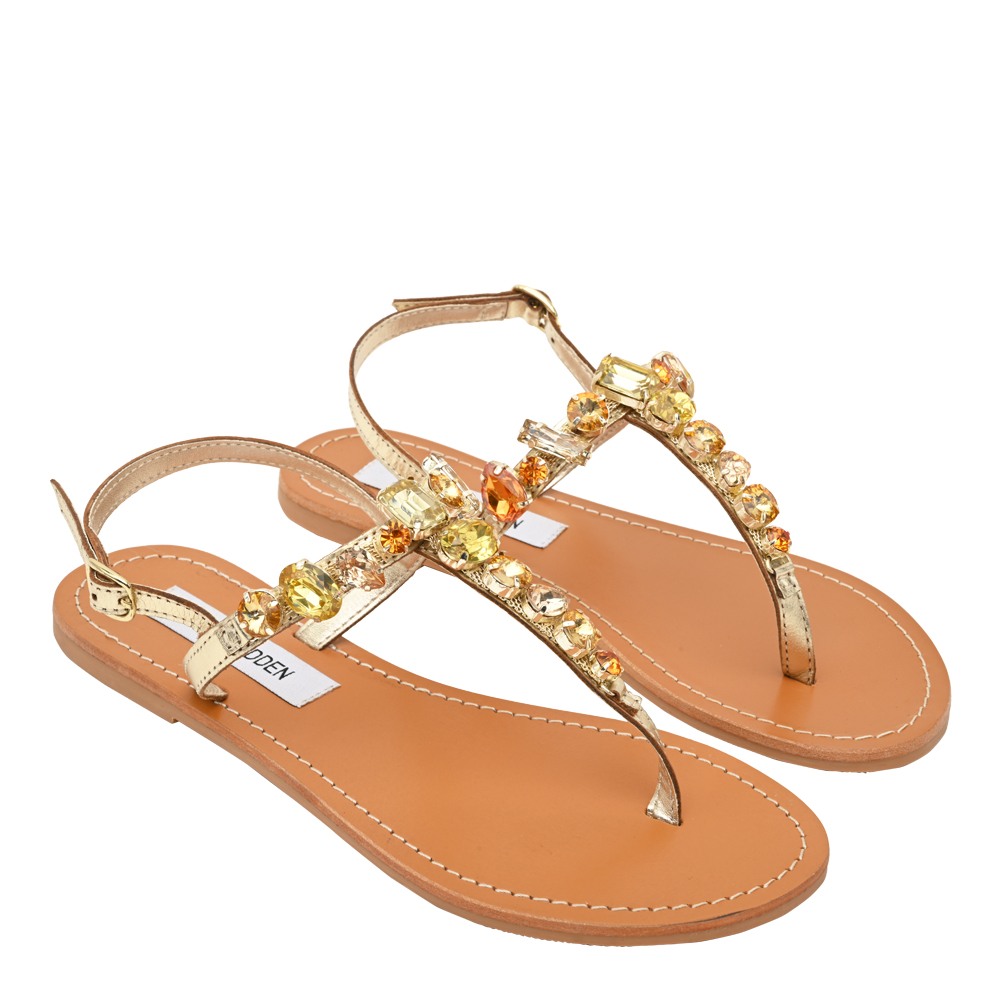 Twiggie Gold Flats