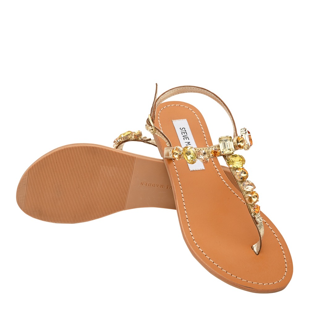 Twiggie Gold Flats