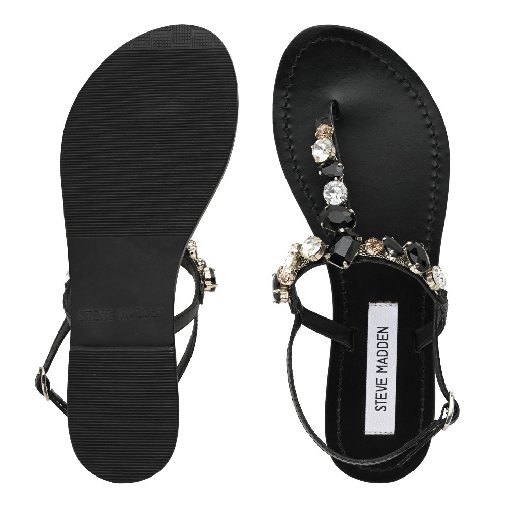 Twiggie Black Flats