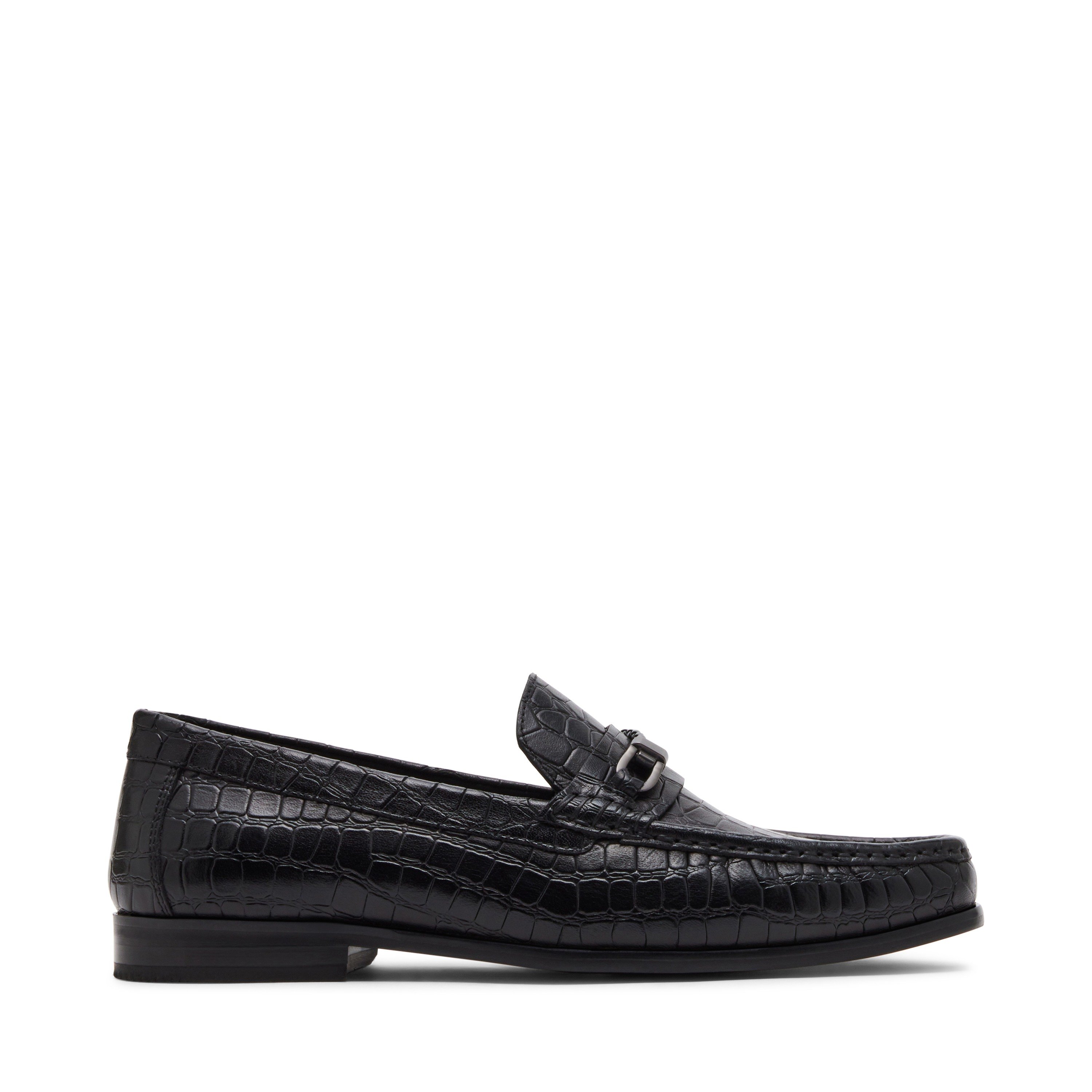 AVERY Black Tie-Ups & Dress Loafers