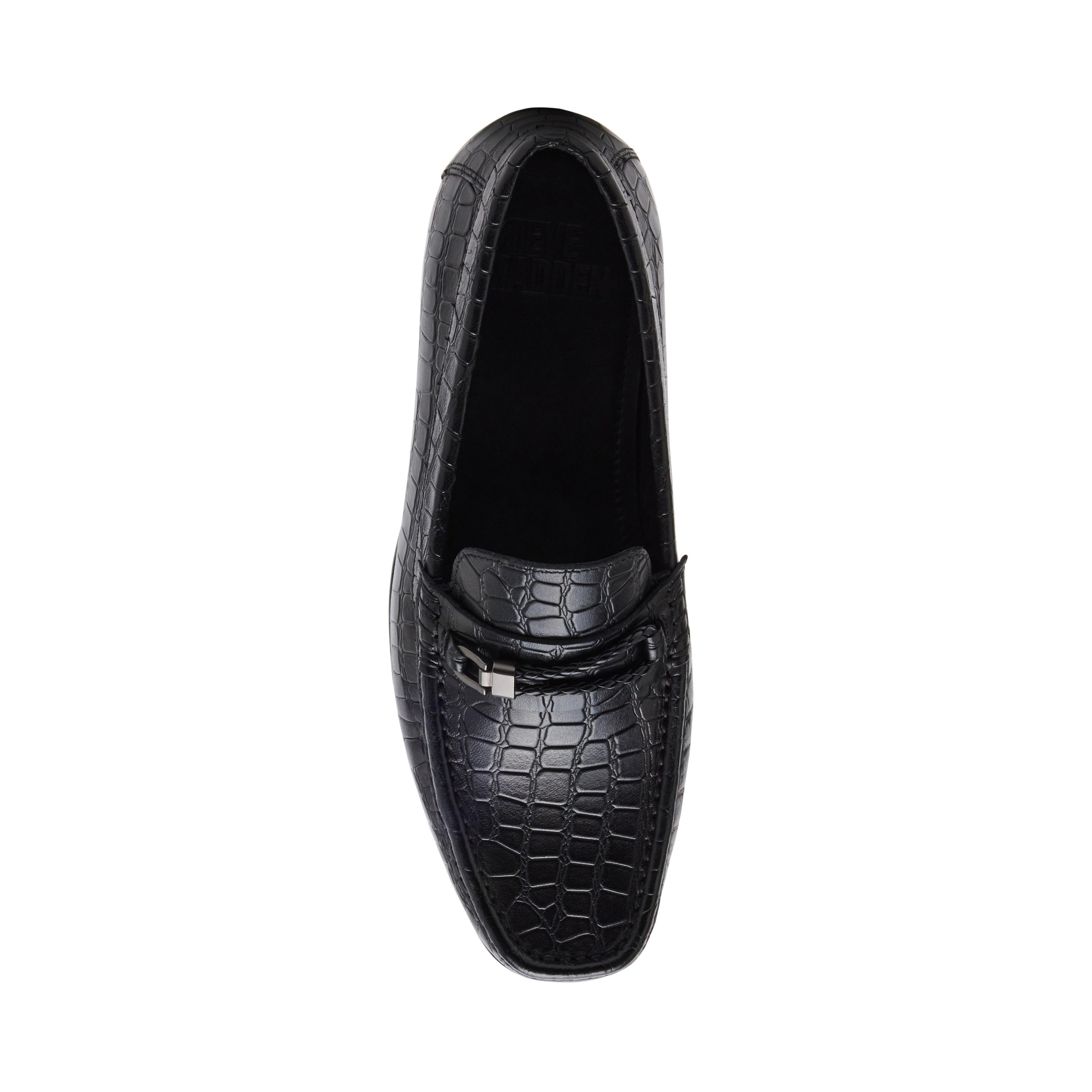 AVERY Black Tie-Ups & Dress Loafers