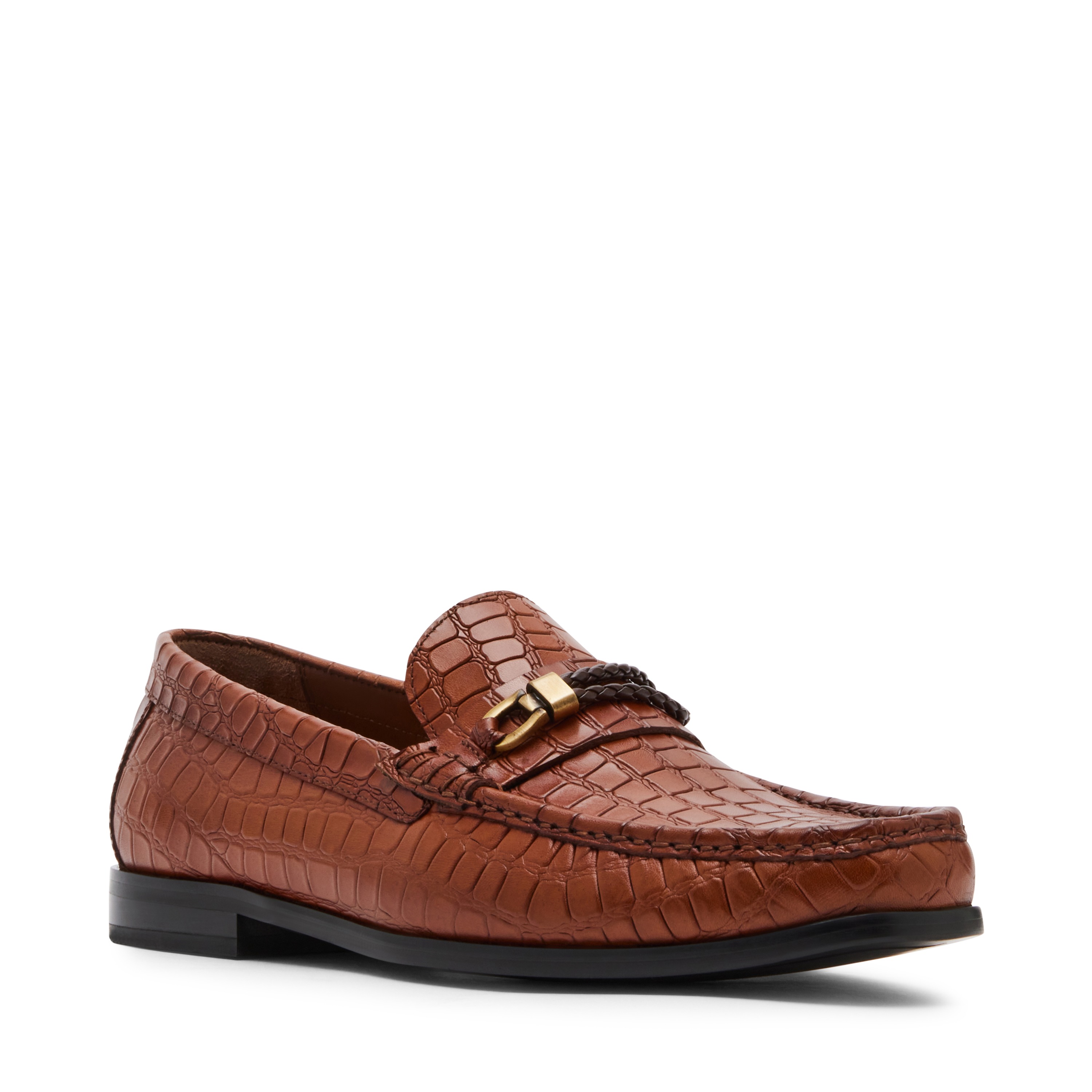 AVERY Tan Tie-Ups & Dress Loafers