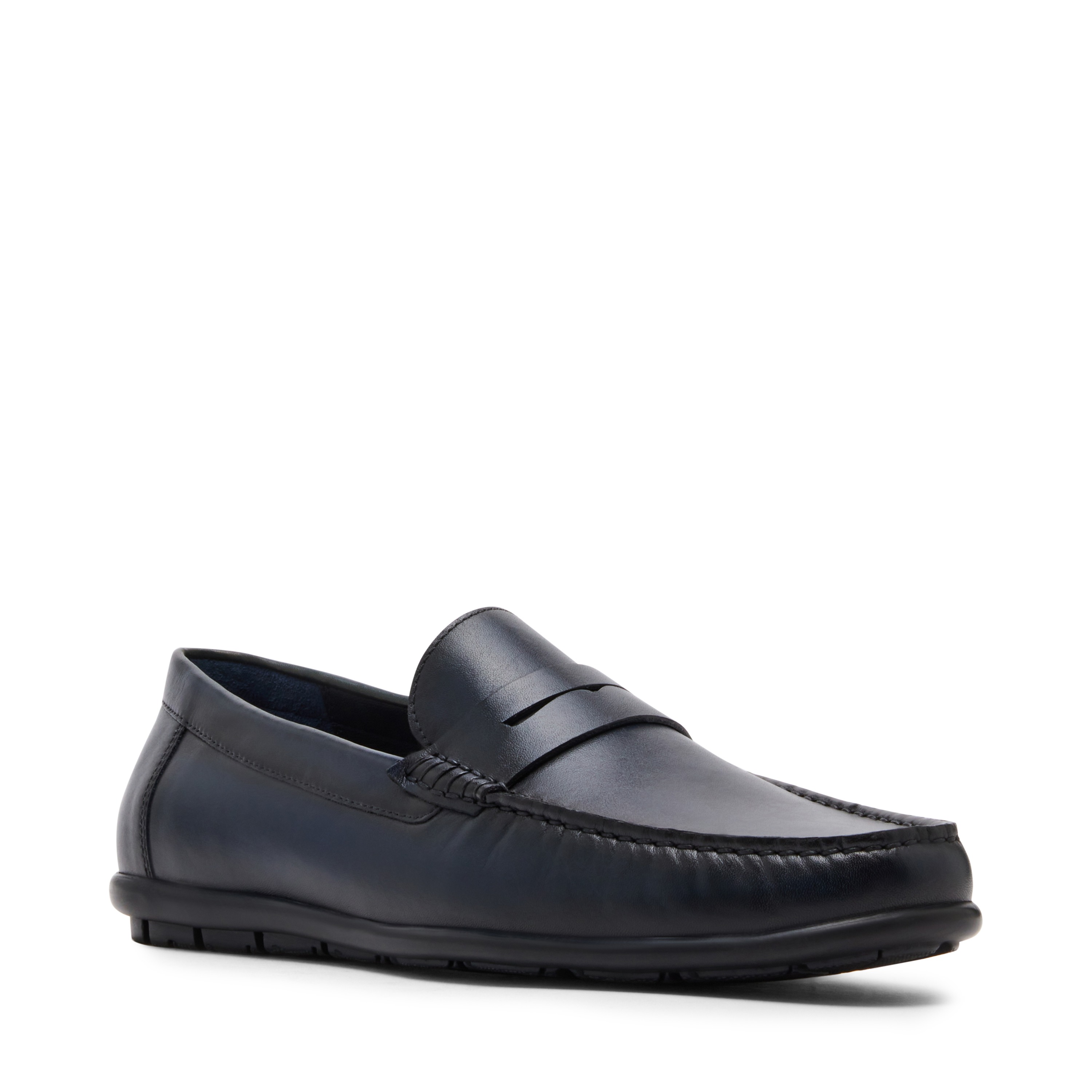 EZRA Navy Driver Loafers