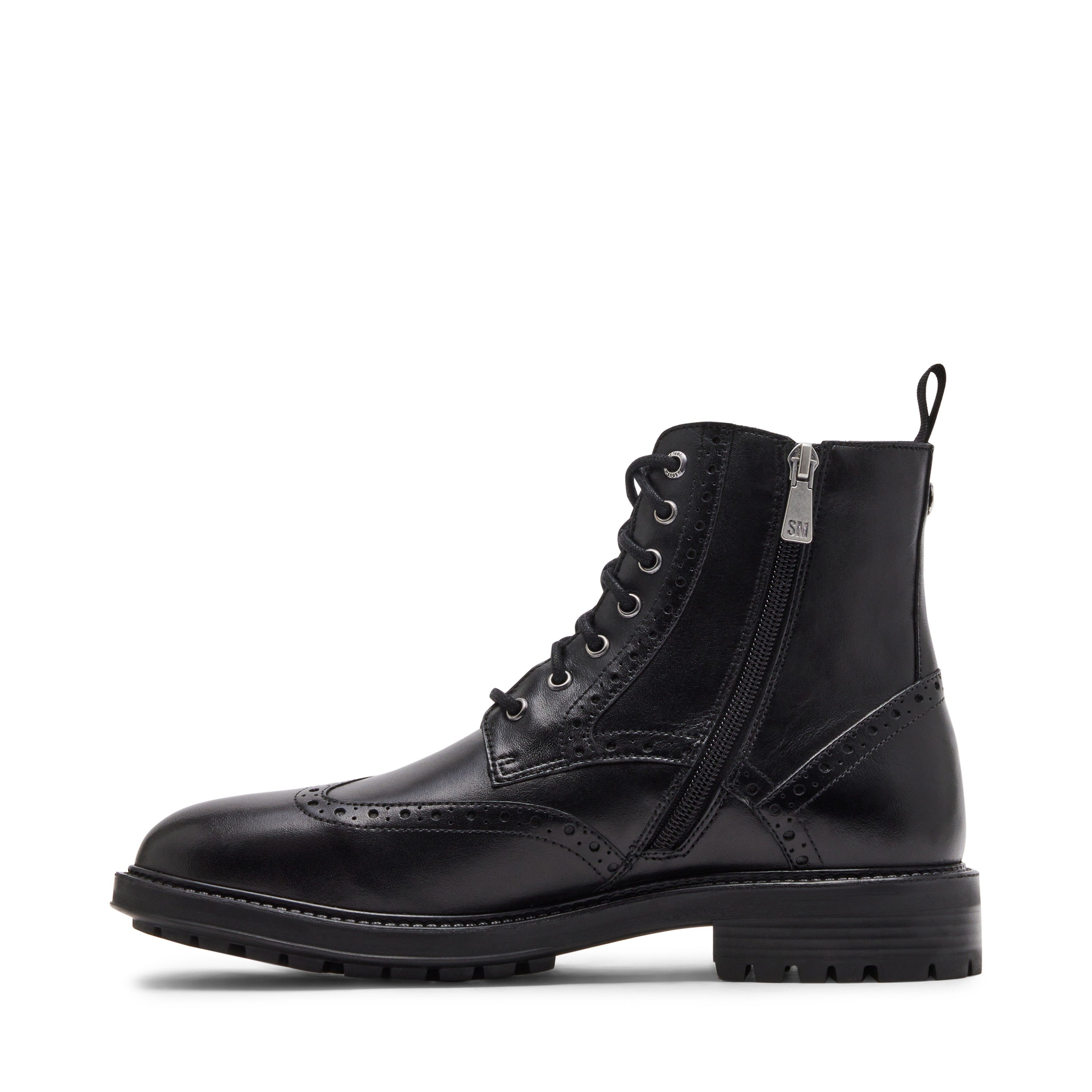 Alfie Black Leather Boots