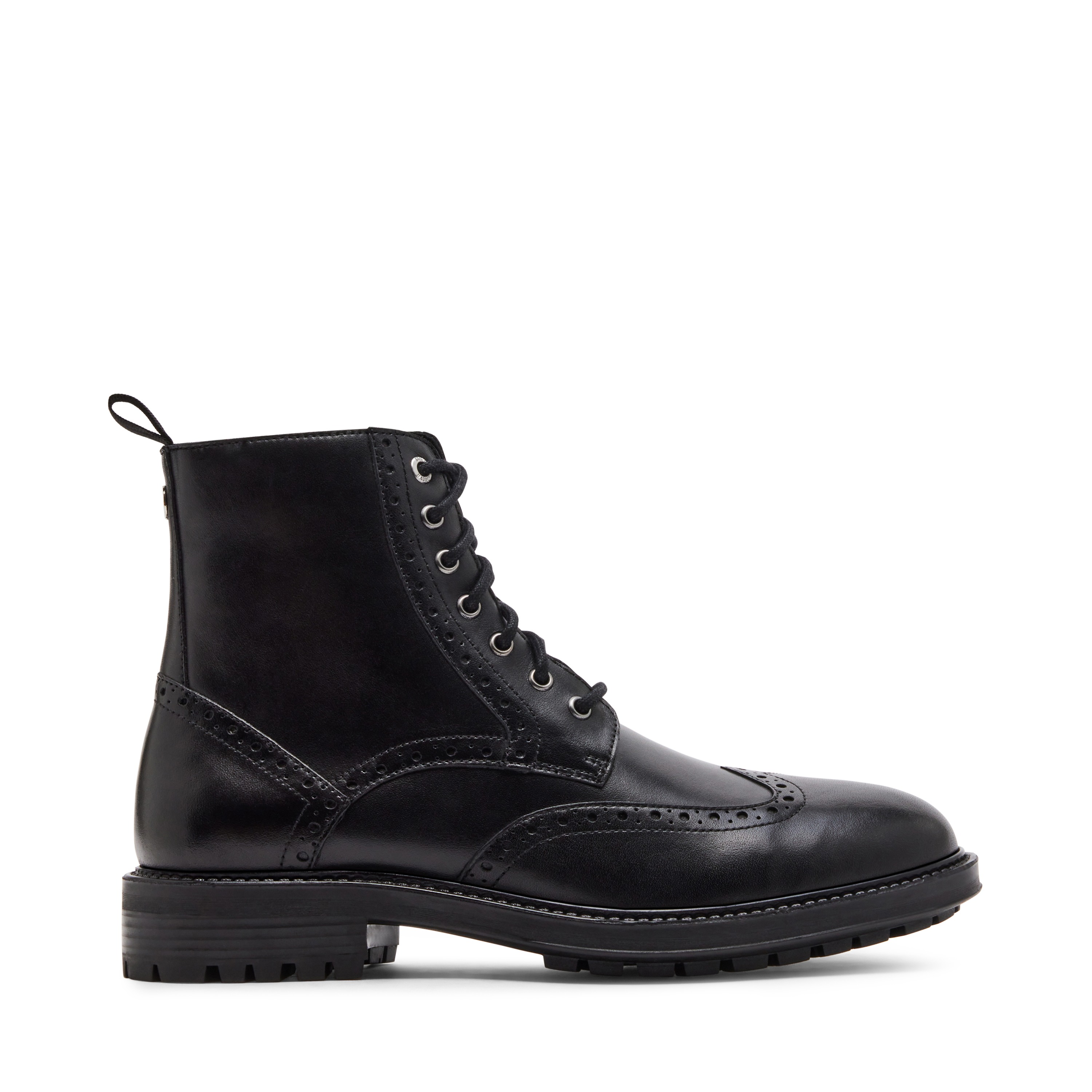 Alfie Black Leather Boots