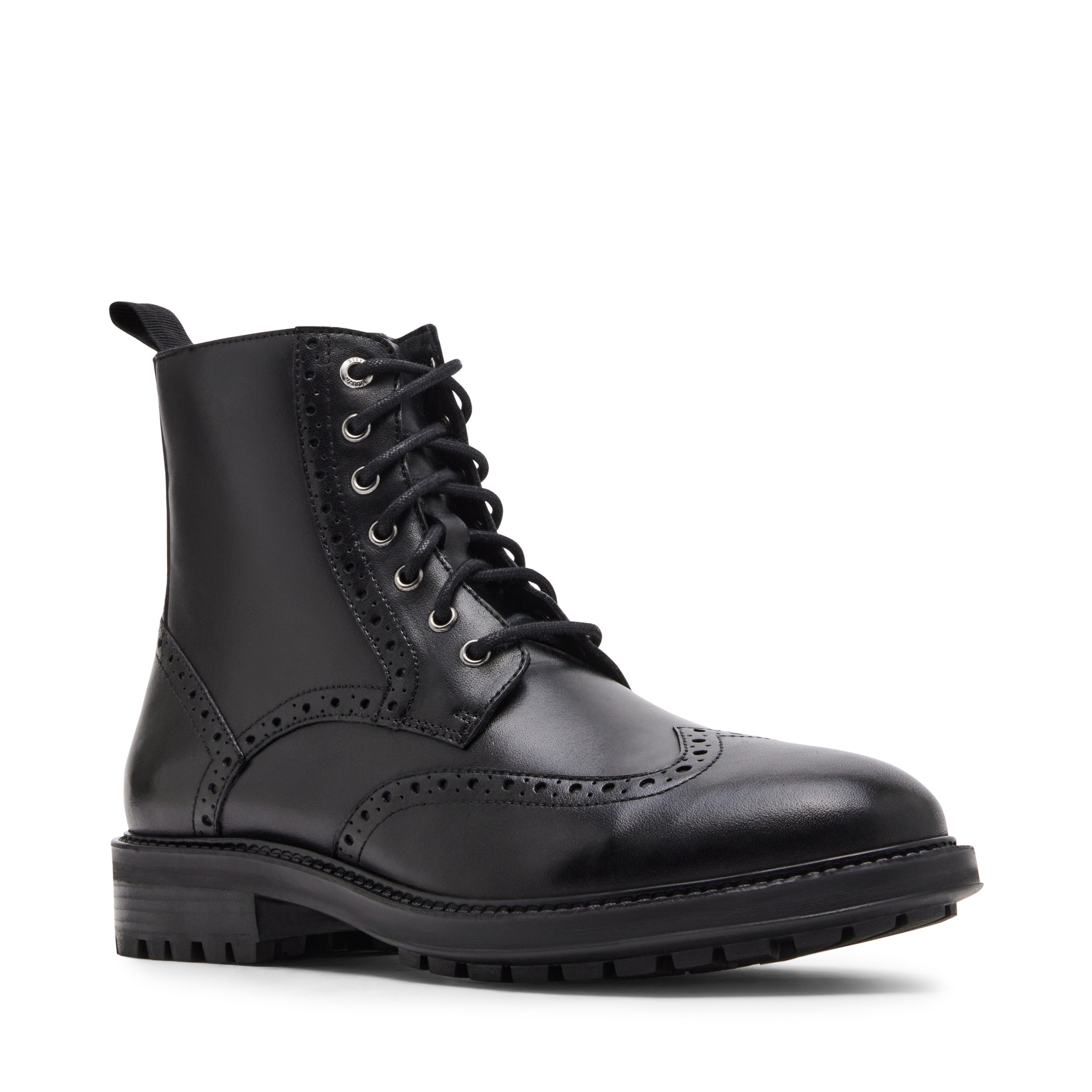 Alfie Black Leather Boots
