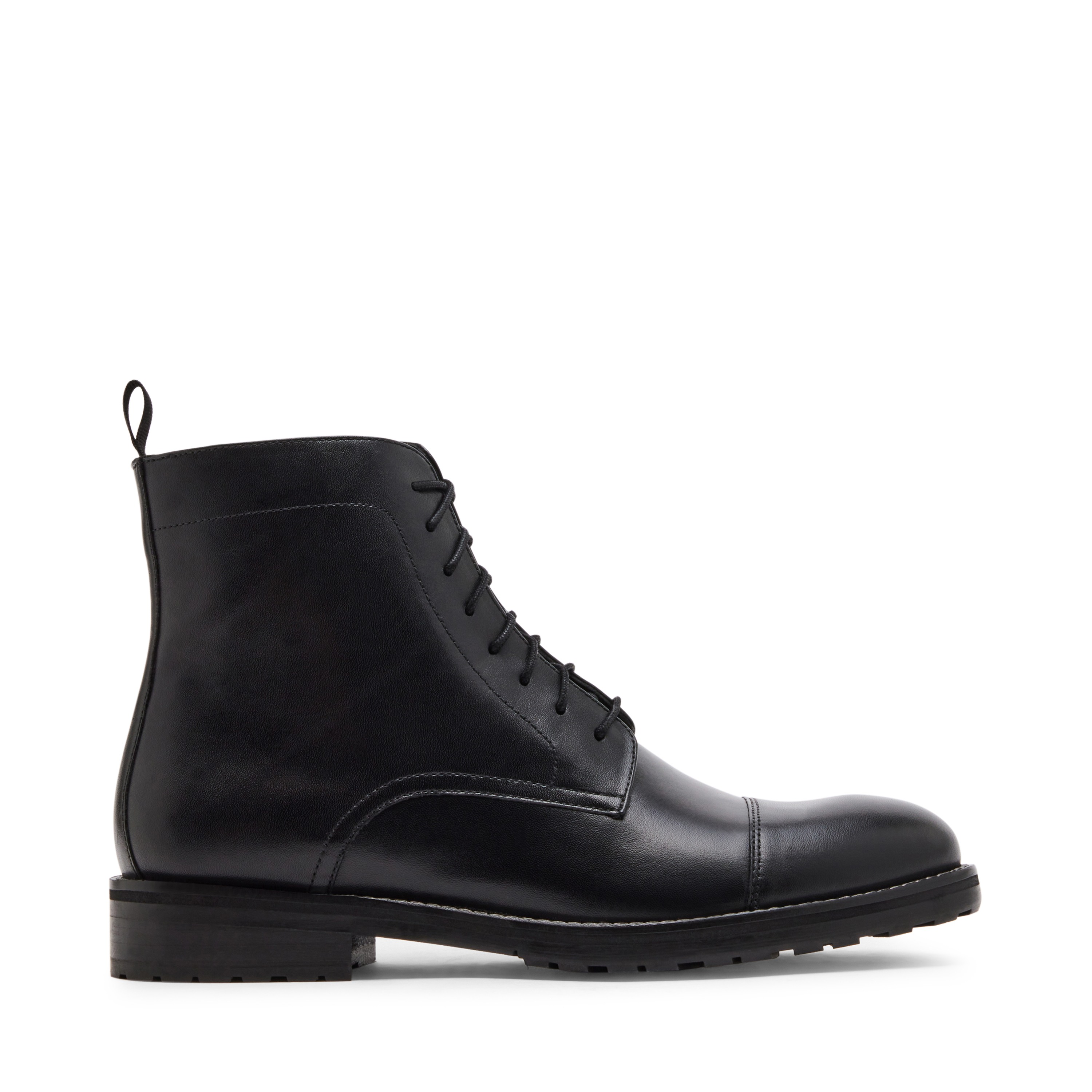 Neve Black Leather Boots